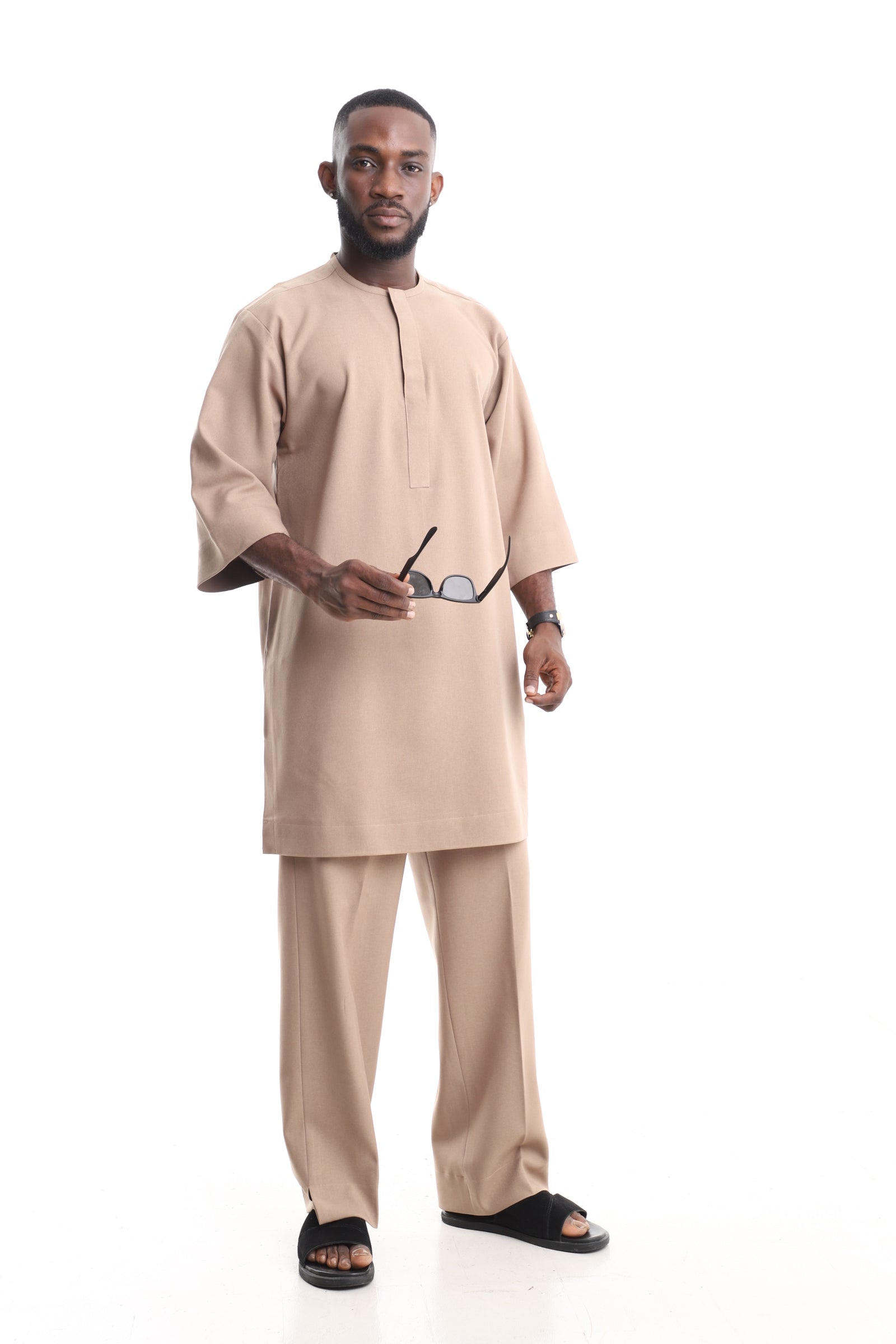 Men’s Luxury Contemporary Set – Sand Beige