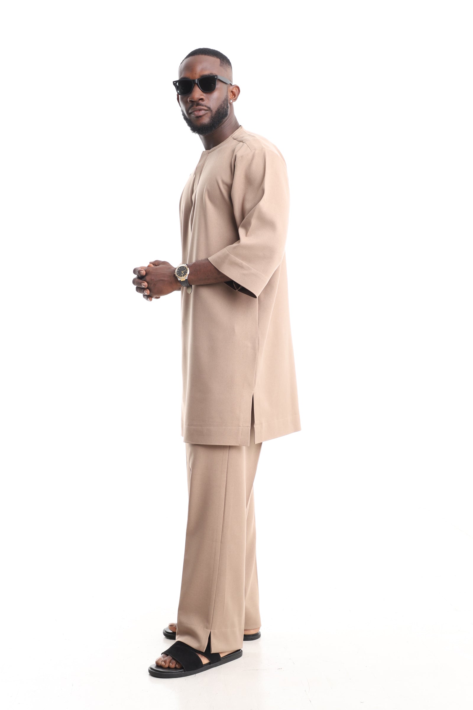 Men’s Luxury Contemporary Set – Sand Beige