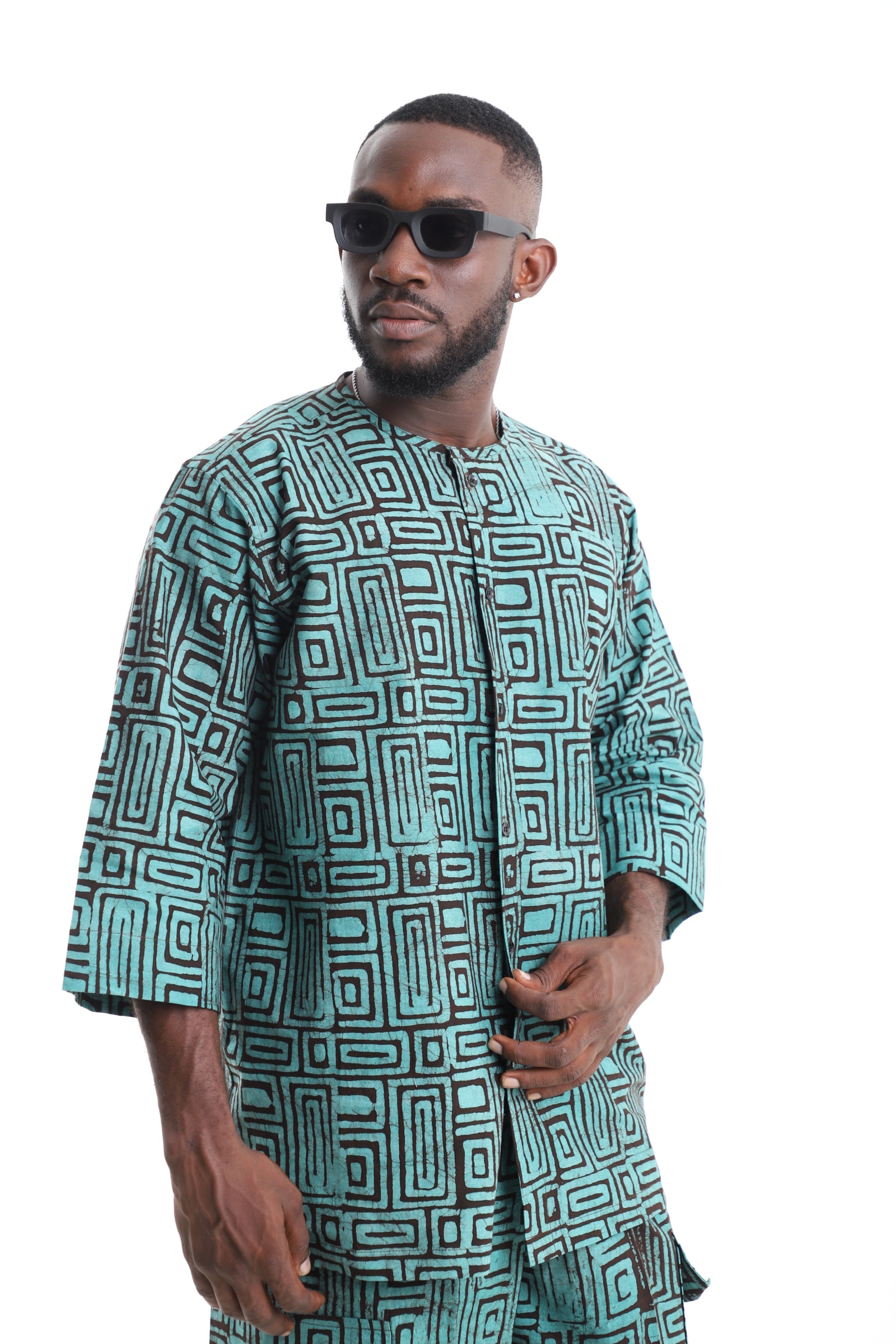 Men’s African Adire Shirt