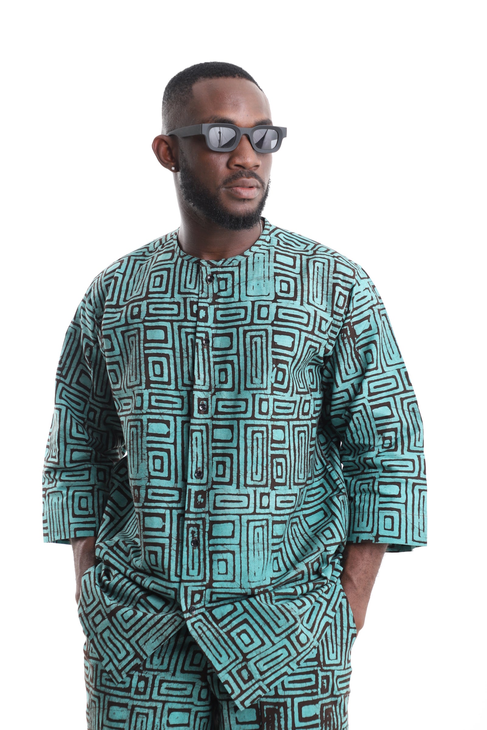 Men’s African Adire Shirt
