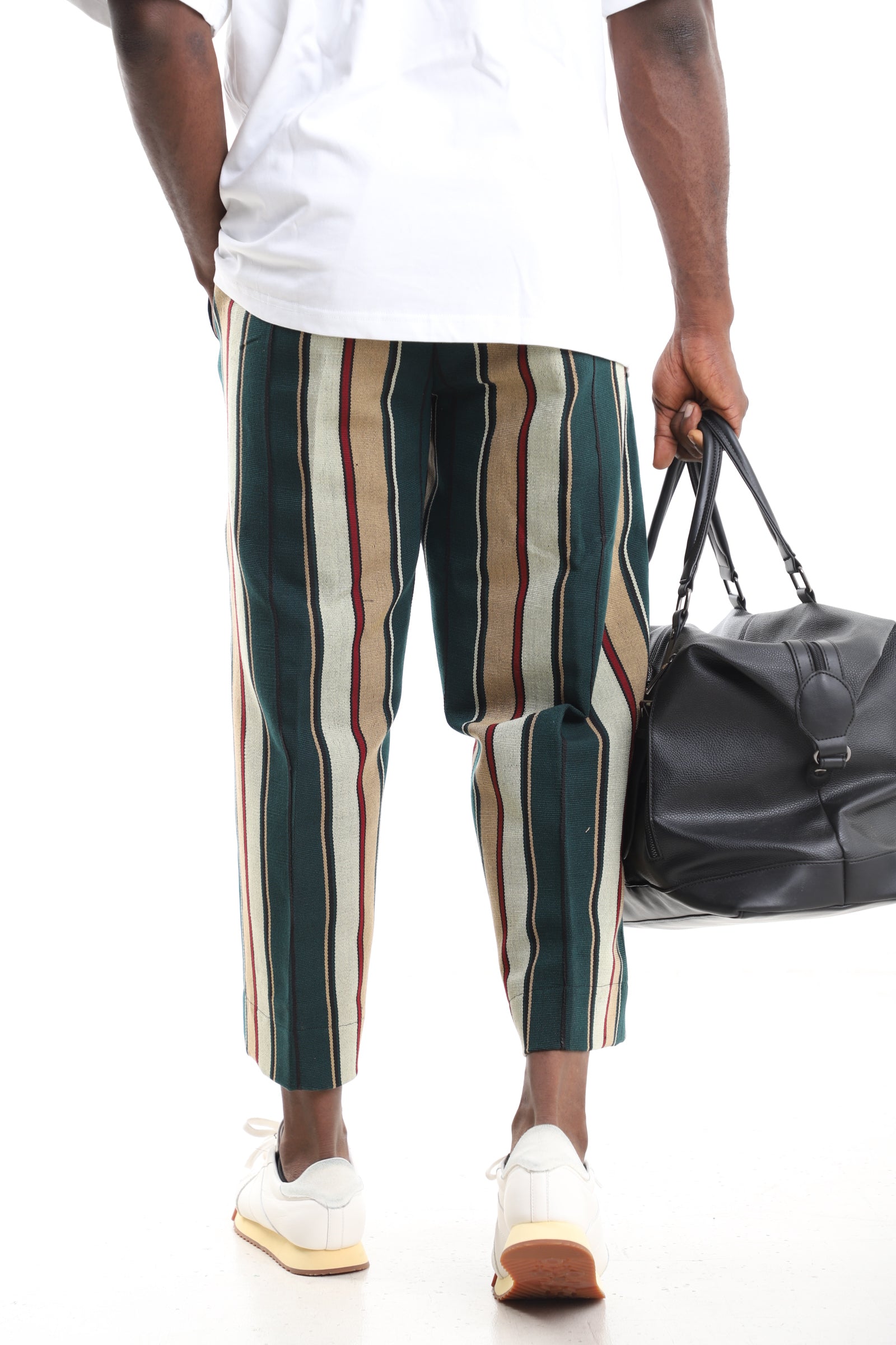 Men’s Aso-Oke Cropped Trousers