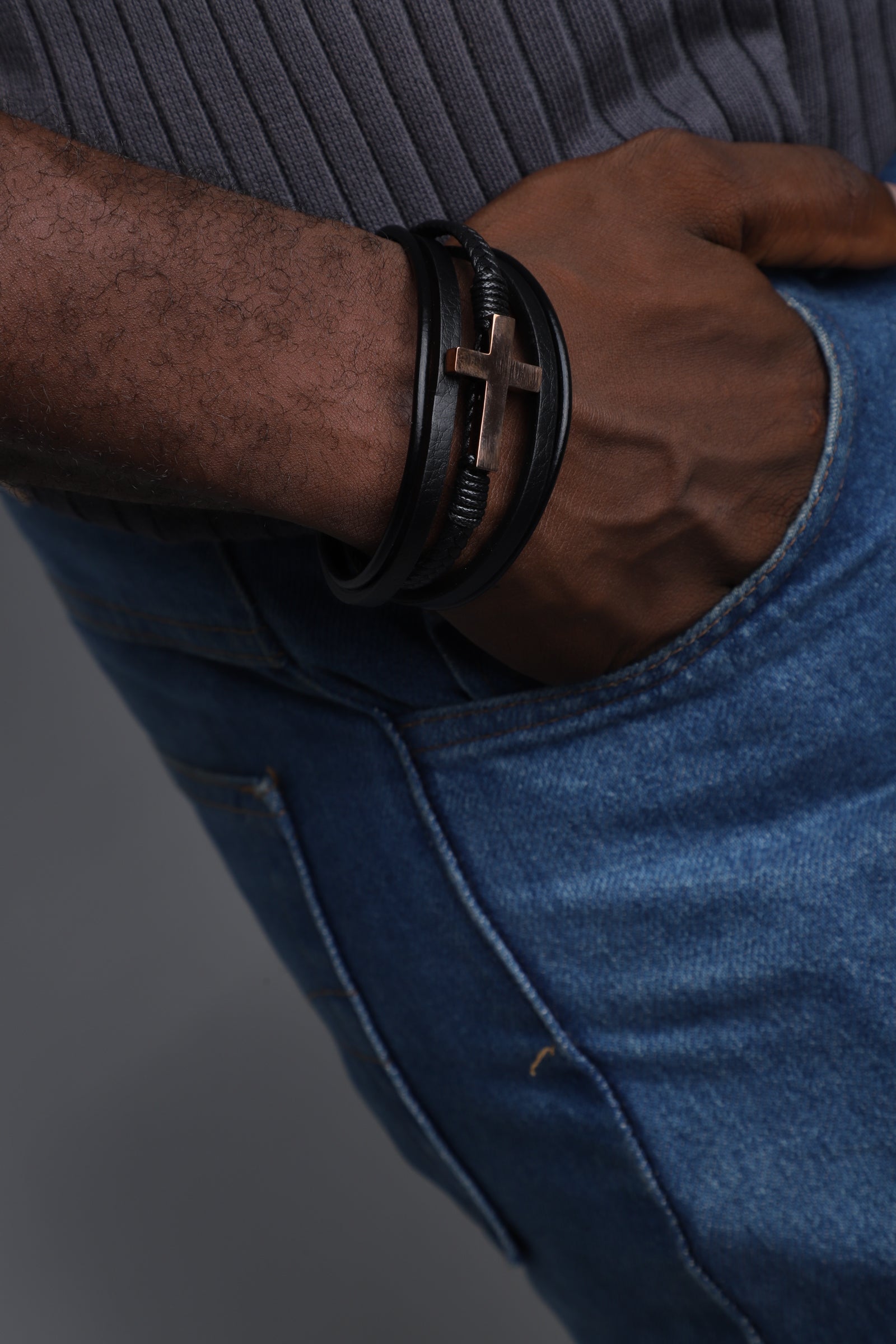 The Faith Leather Bracelet