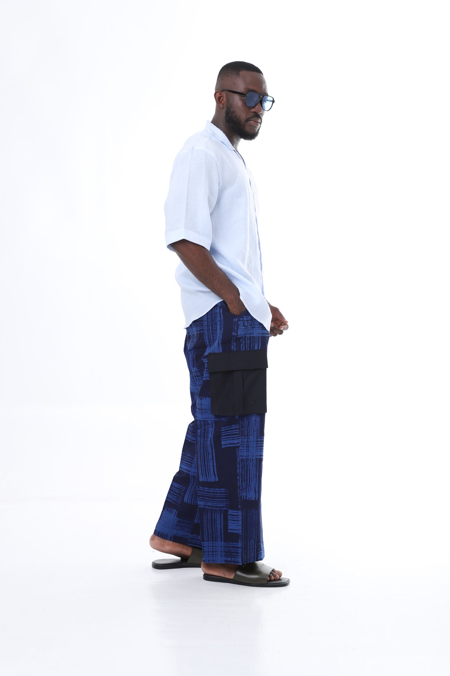Refined Comfort – The Linen & Adire Heritage Ensemble