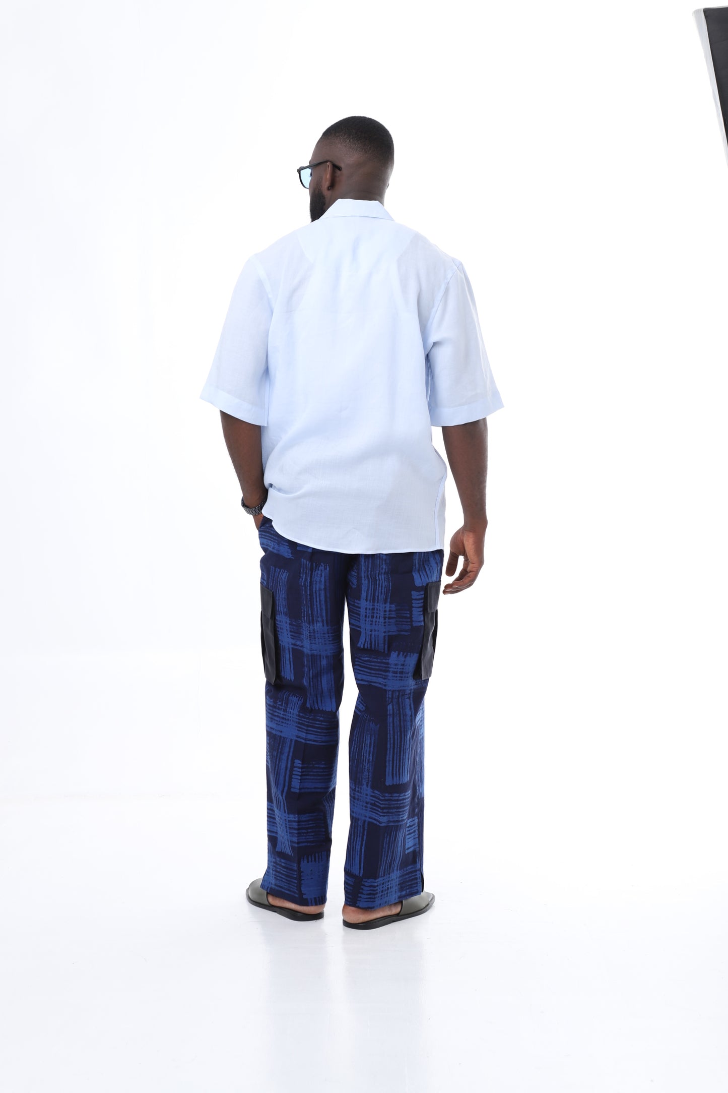 Refined Comfort – The Linen & Adire Heritage Ensemble