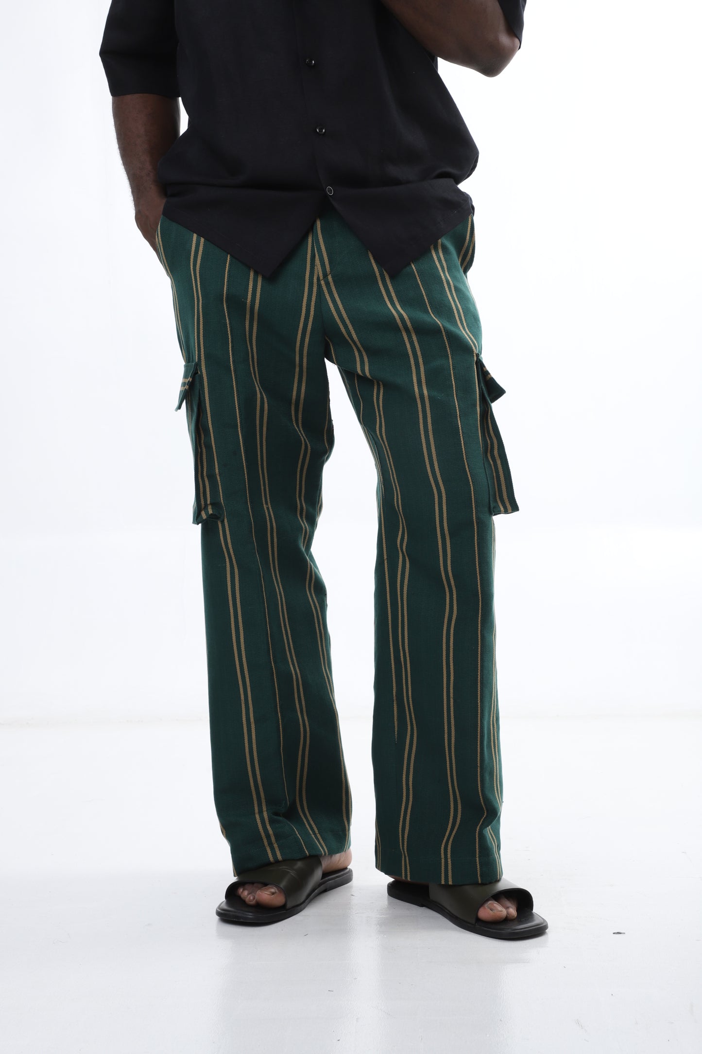 The “Ibadan Stride” Aso-Oke Trousers