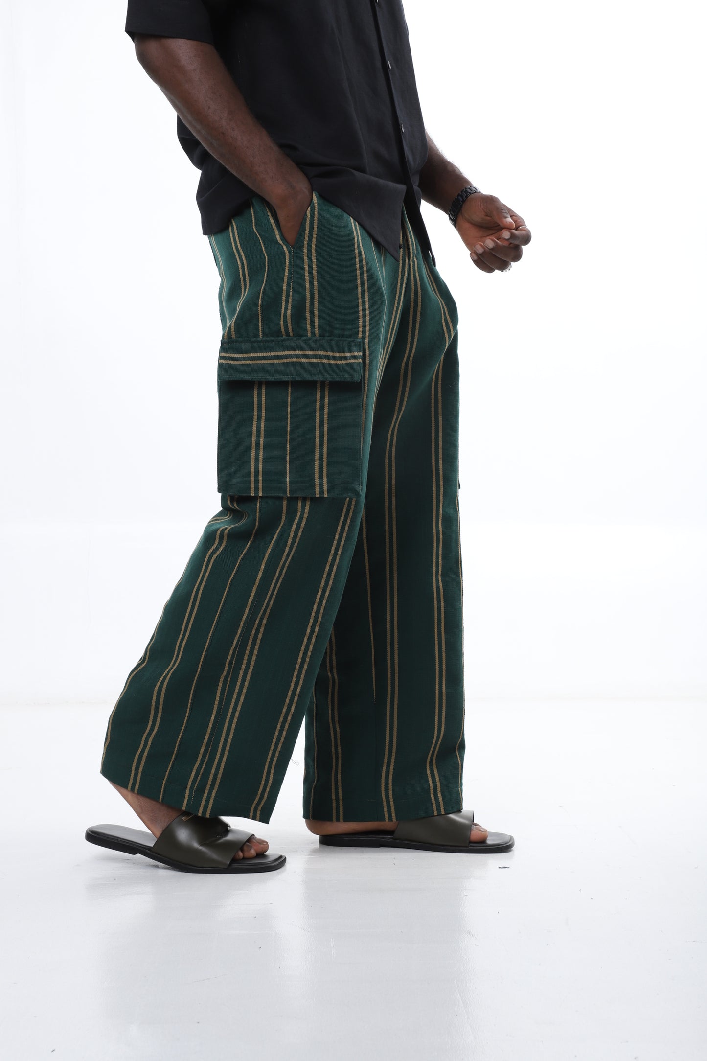 The “Ibadan Stride” Aso-Oke Trousers