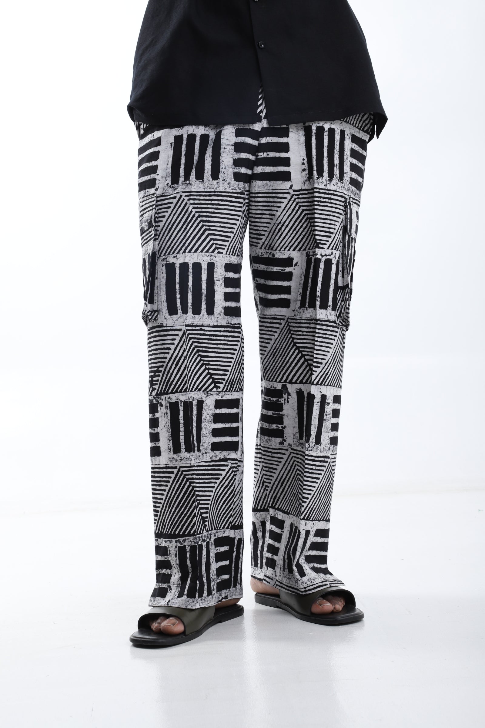 The Linework Legacy Adire Trouser