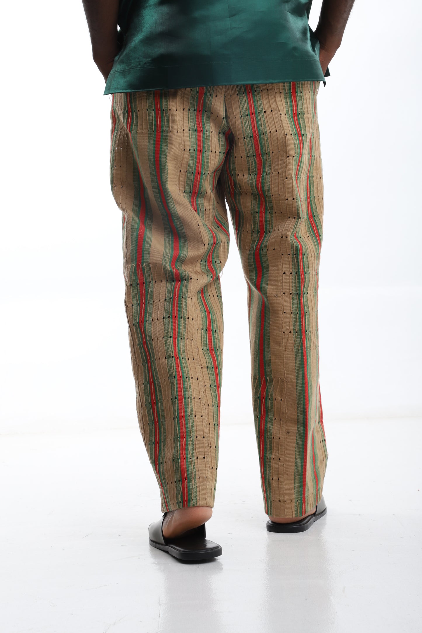The Earthline Aso-Oke Trousers