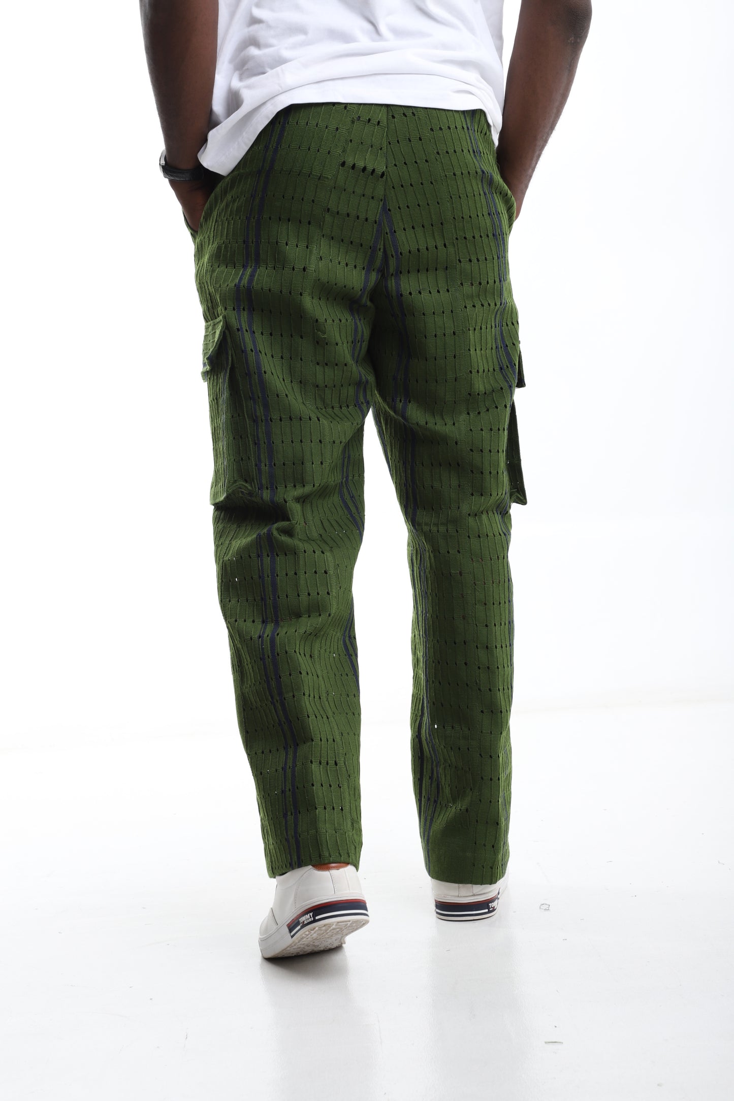 Urban Roots Aso-Oke Cargo Trouser