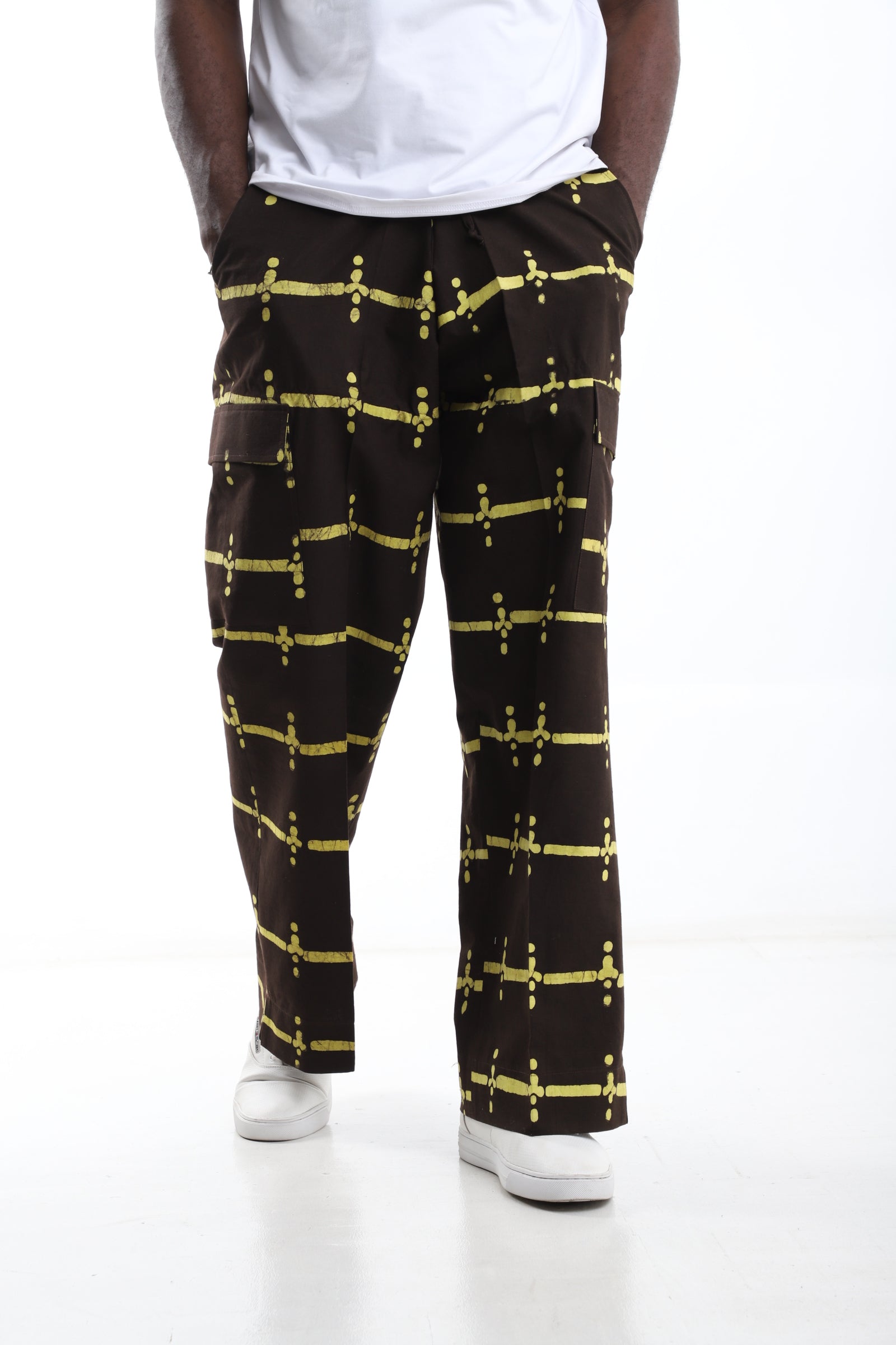 Electric Grid Adire Trousers