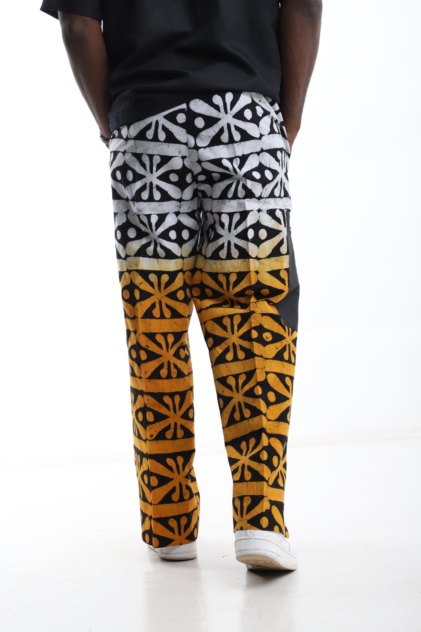 Sunset Grid Adire Trousers