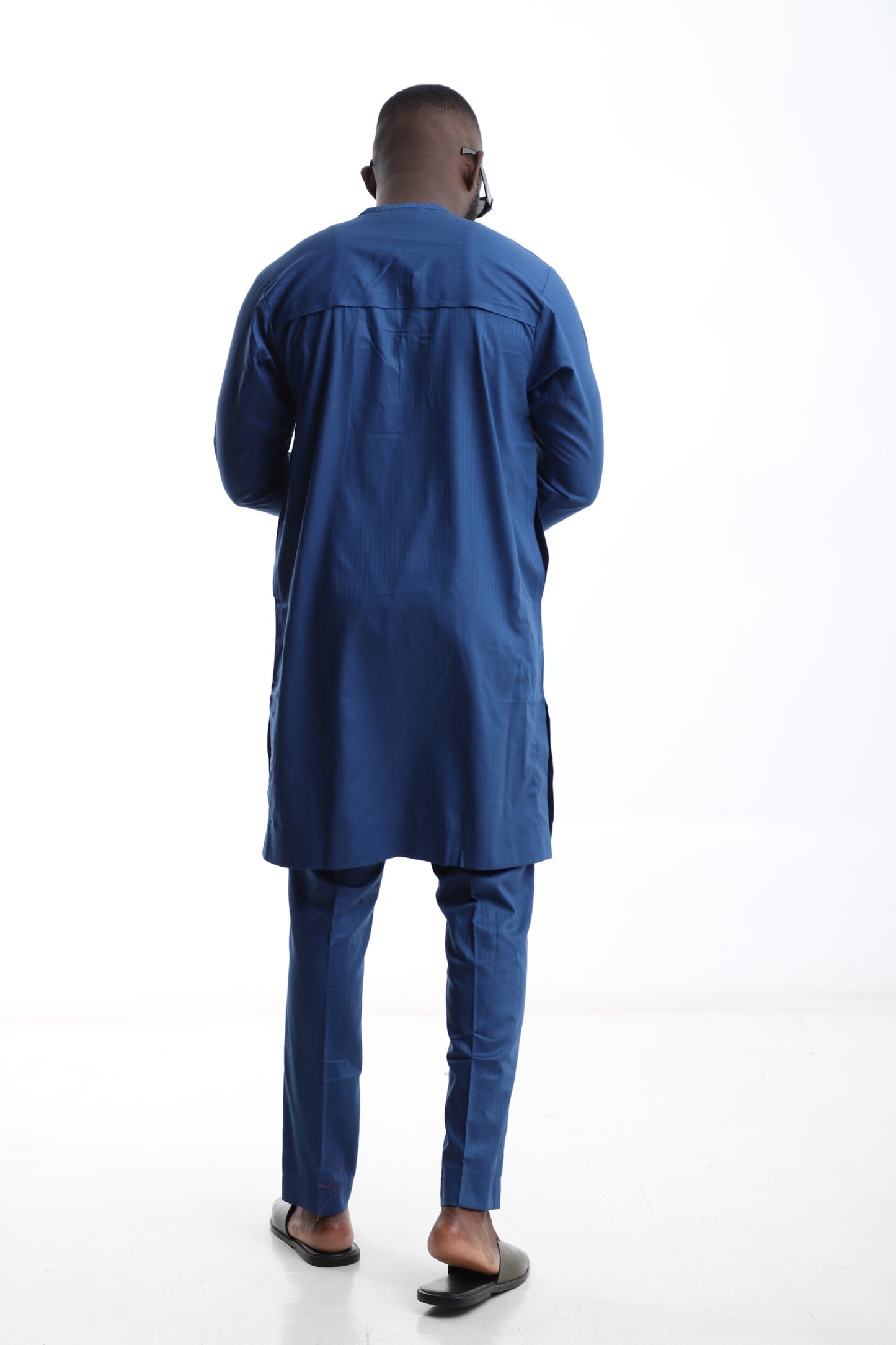 Navy Blue Long Sleeve Senator Set