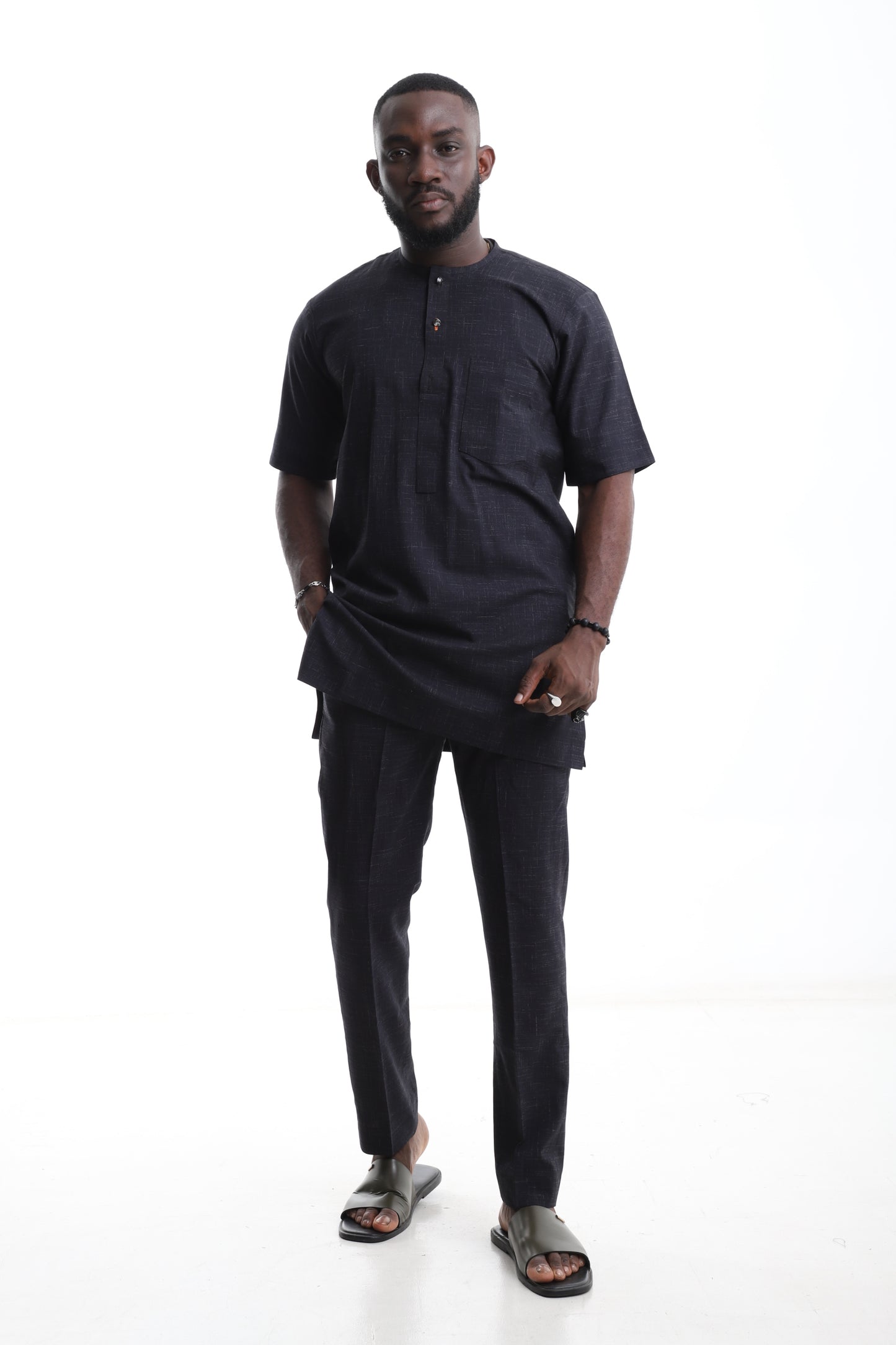 Black Senator Wear with Subtle Textured Finish