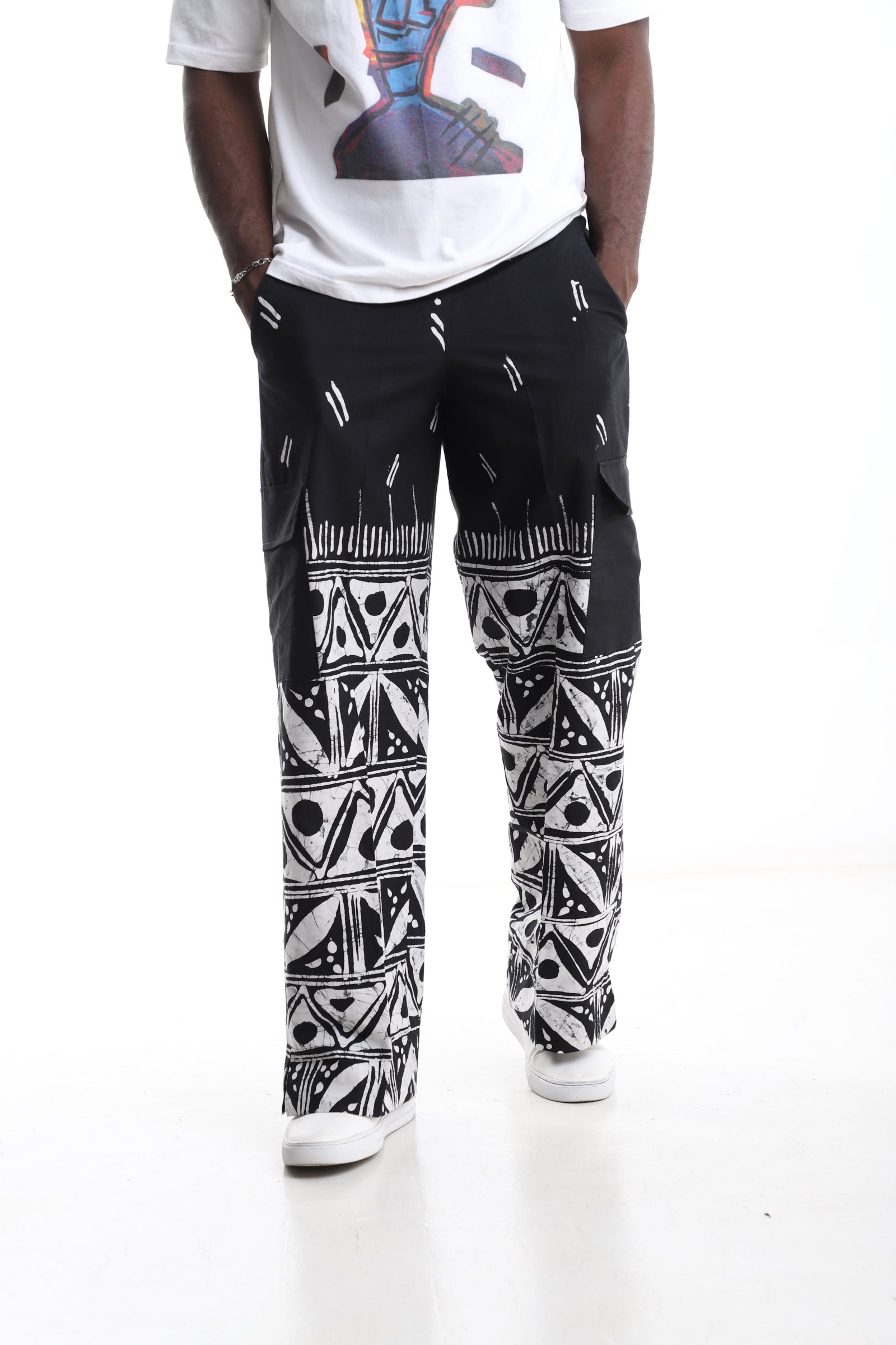 Adire Statement Pants – Hand-Dyed Heritage Wear