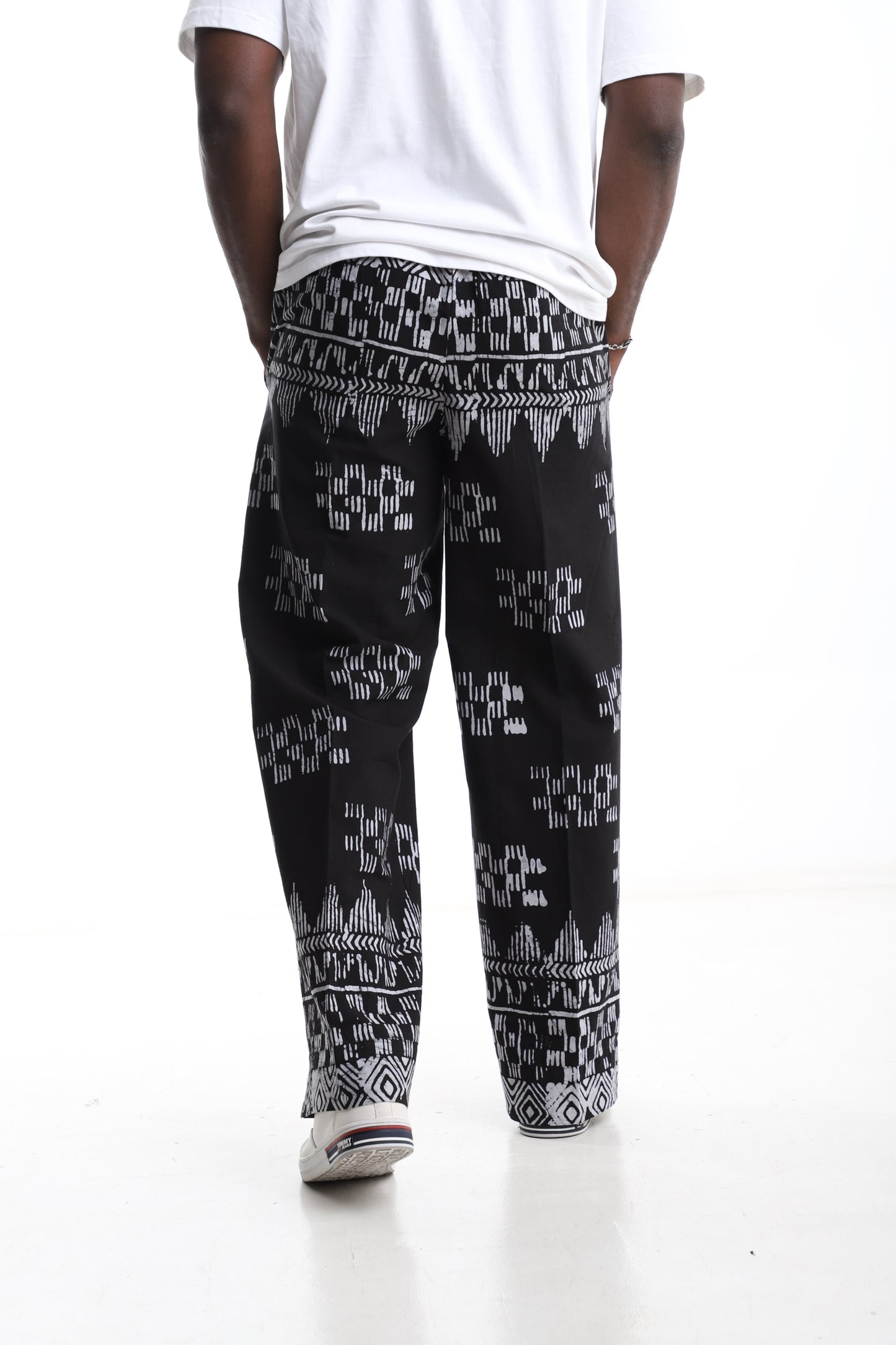 Exclusive Black & White Adire Trouser