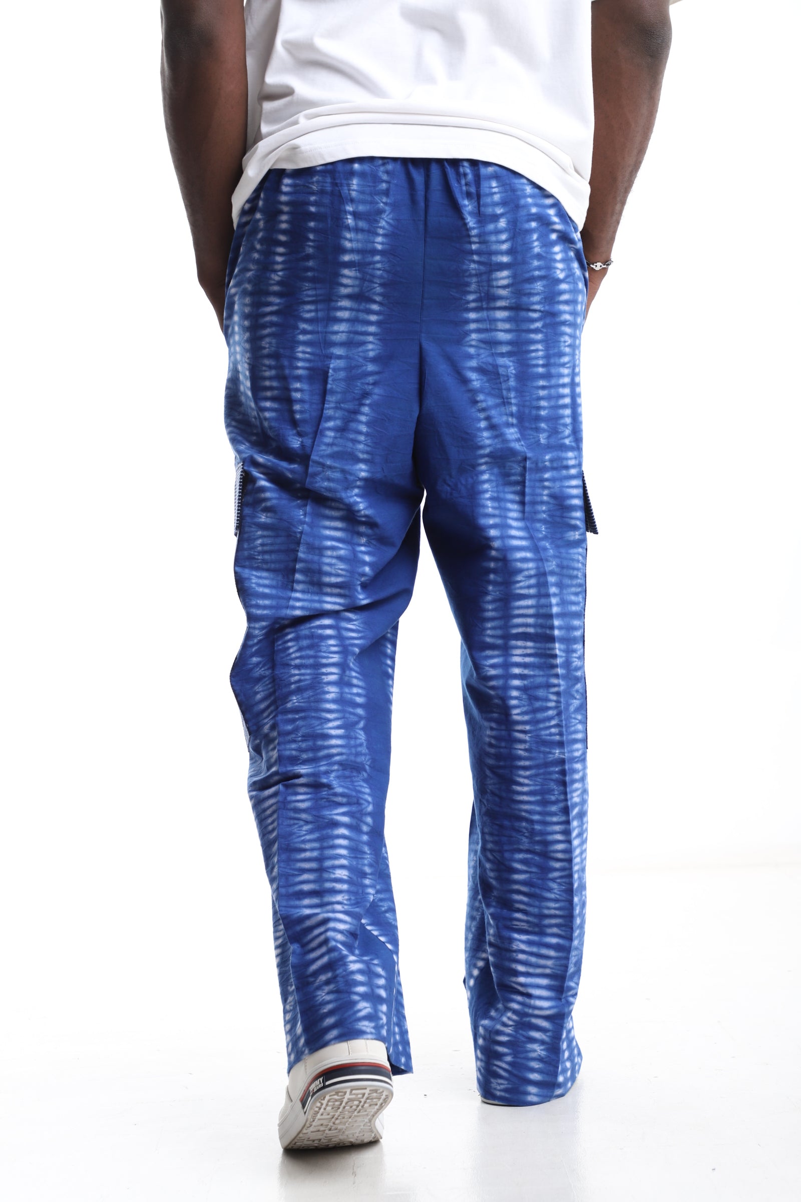 Exclusive Blue Wave Adire Trouser