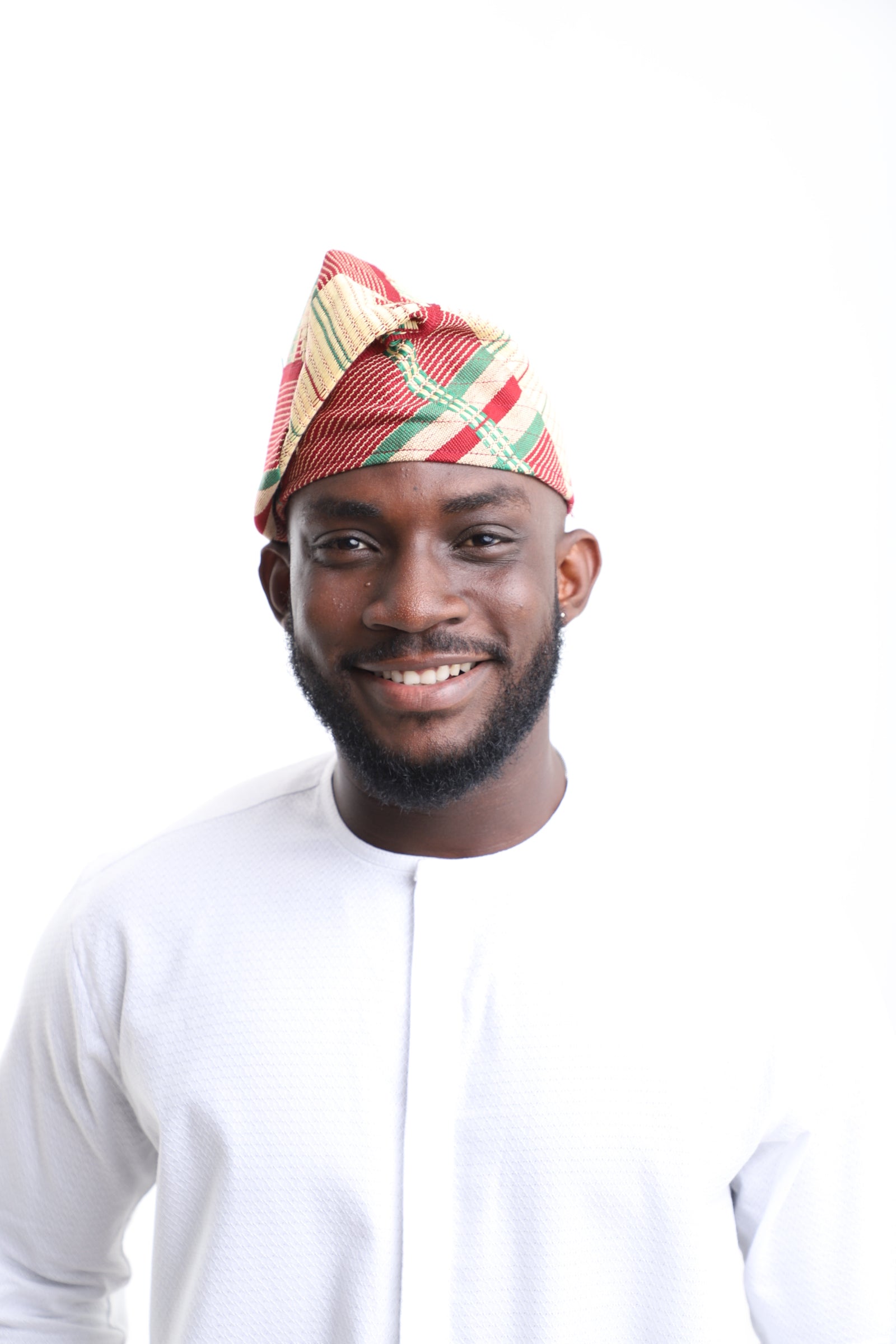 Exclusive Aso-Oke Cap – Heritage Woven in Colour