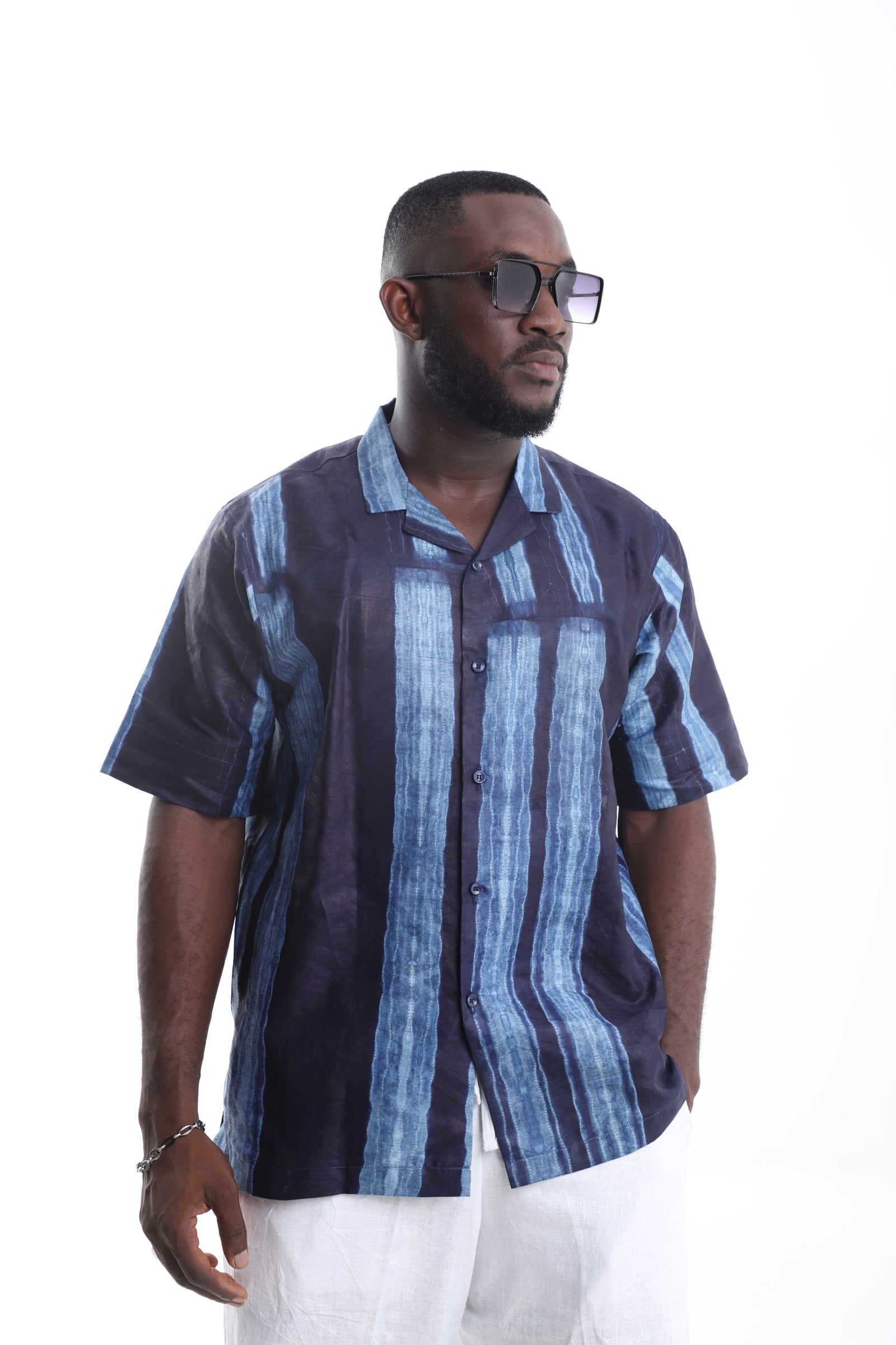 Exclusive Indigo Adire Shirt
