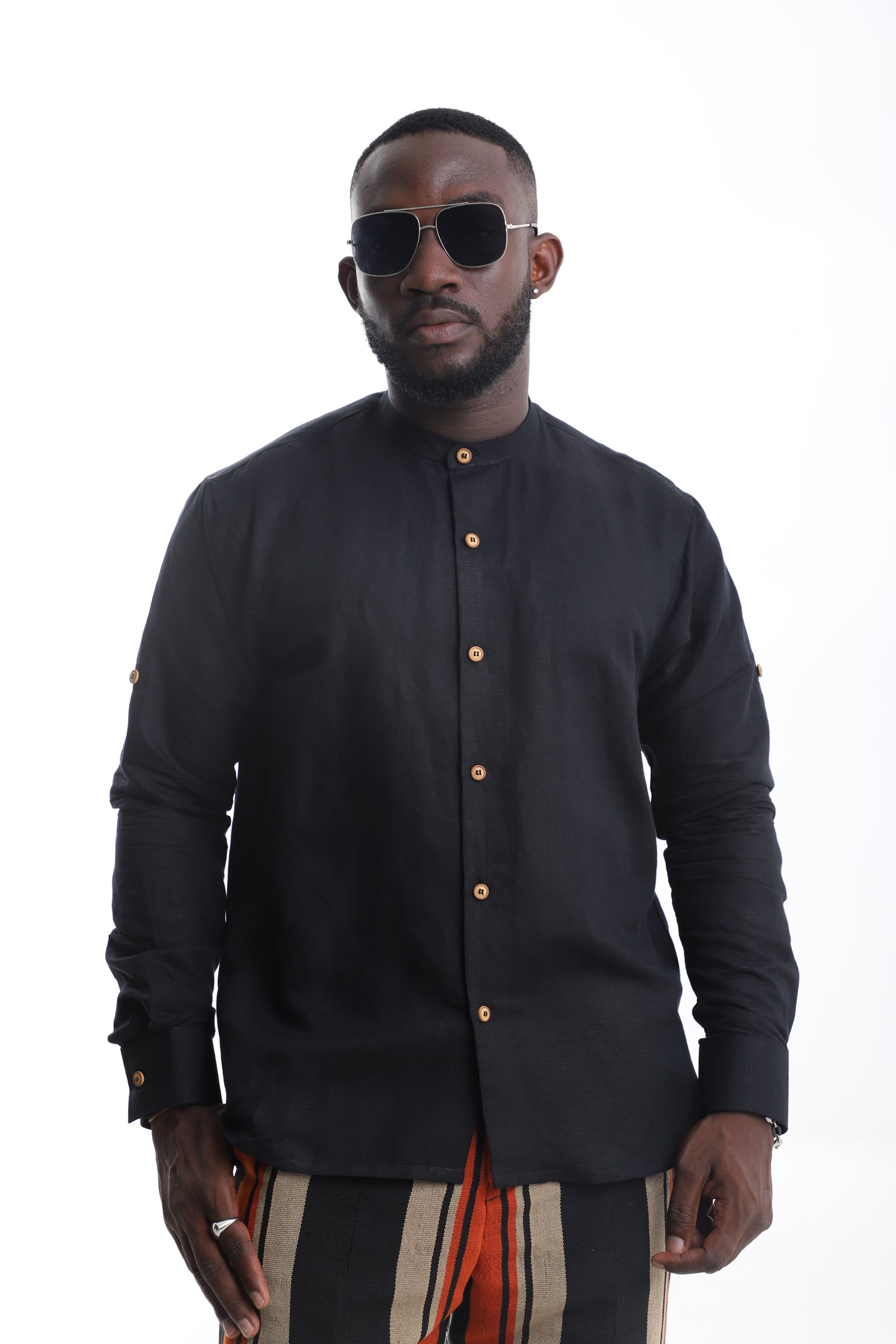 Classic Black Linen Shirt – Sophisticated. Minimal. Timeless.