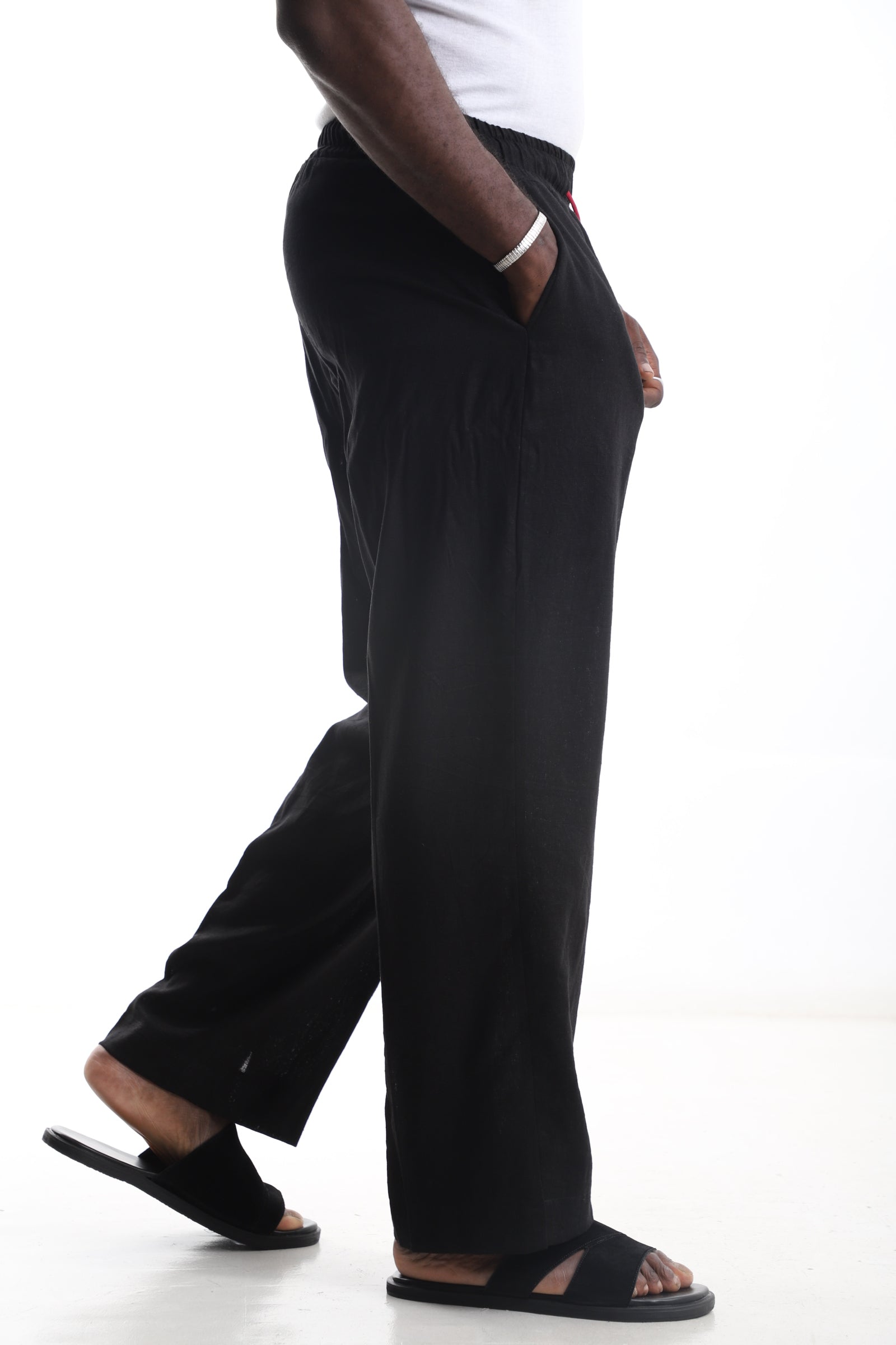 Premium Black Linen Trouser
