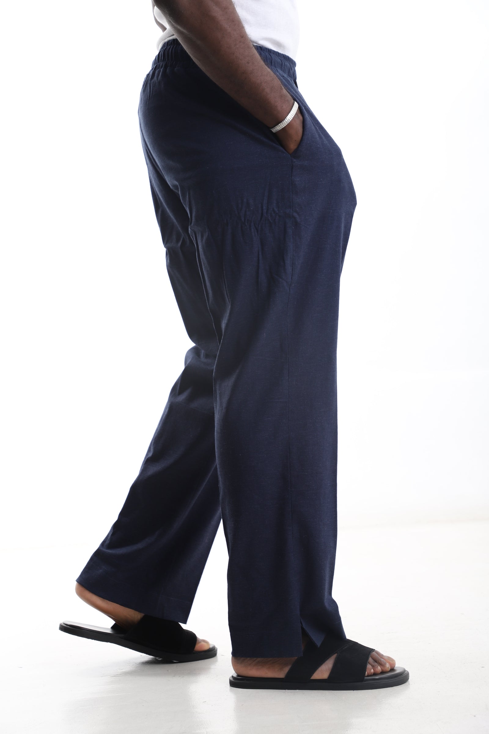 Navy Blue Linen Trouser – Premium Lightweight Men’s Pants