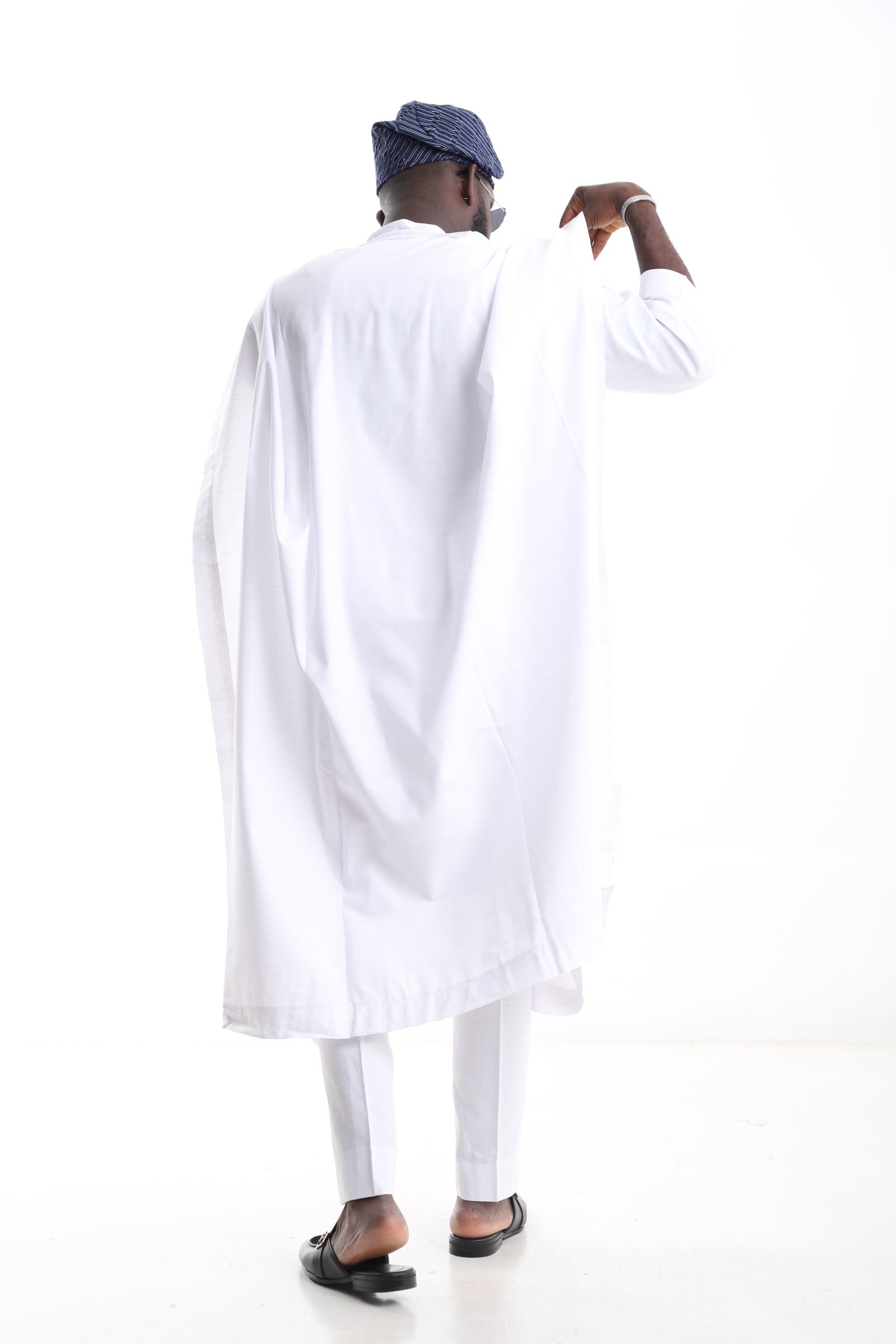 Premium White Agbada Set,