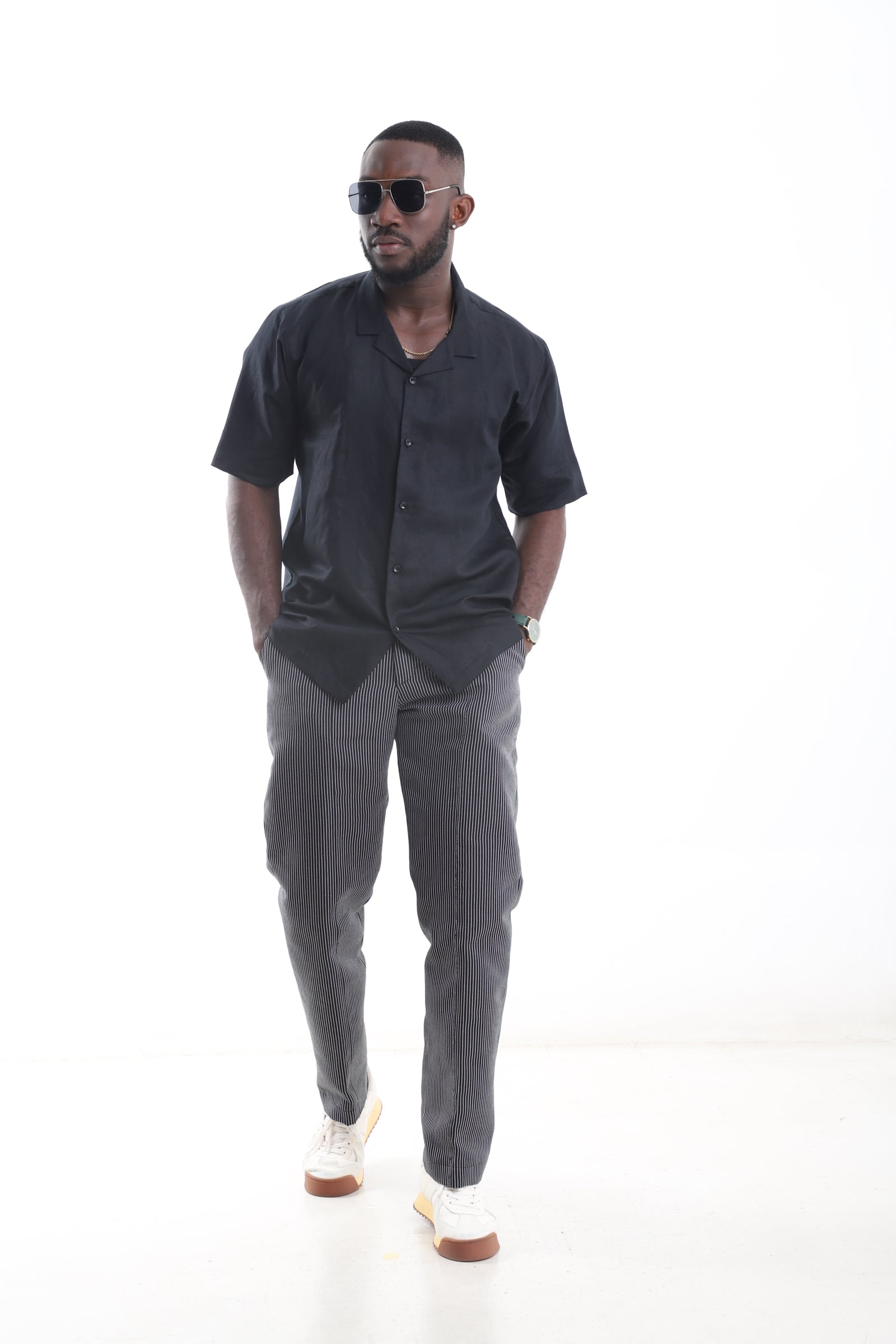 Premium Aso-Oke Men’s Trousers – Modern African Tailored Pants