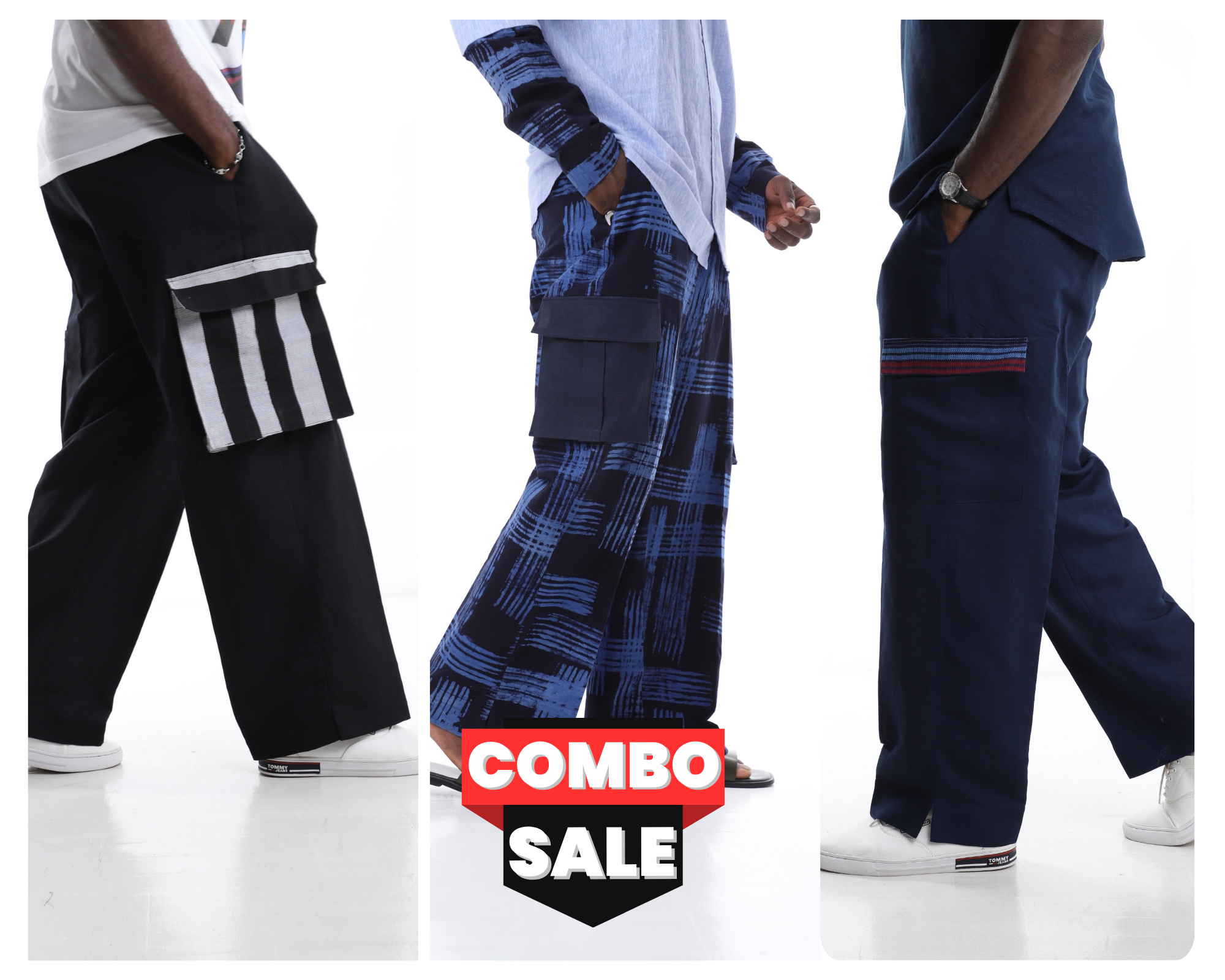Black Friday Combo Deal – Premium Wide-Leg Trousers | King Kaftan
