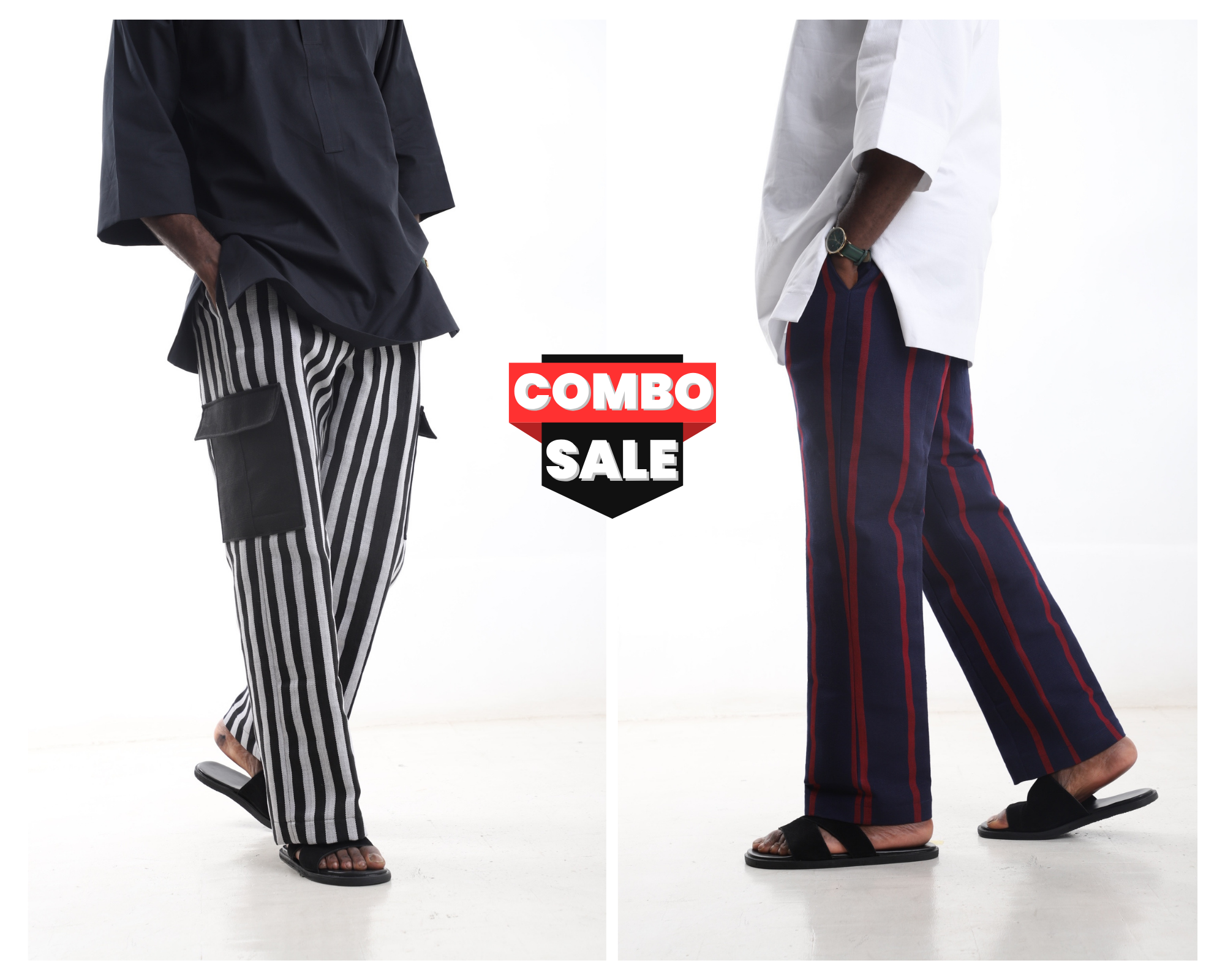 Men’s Aso-Oke Pants Combo Deal