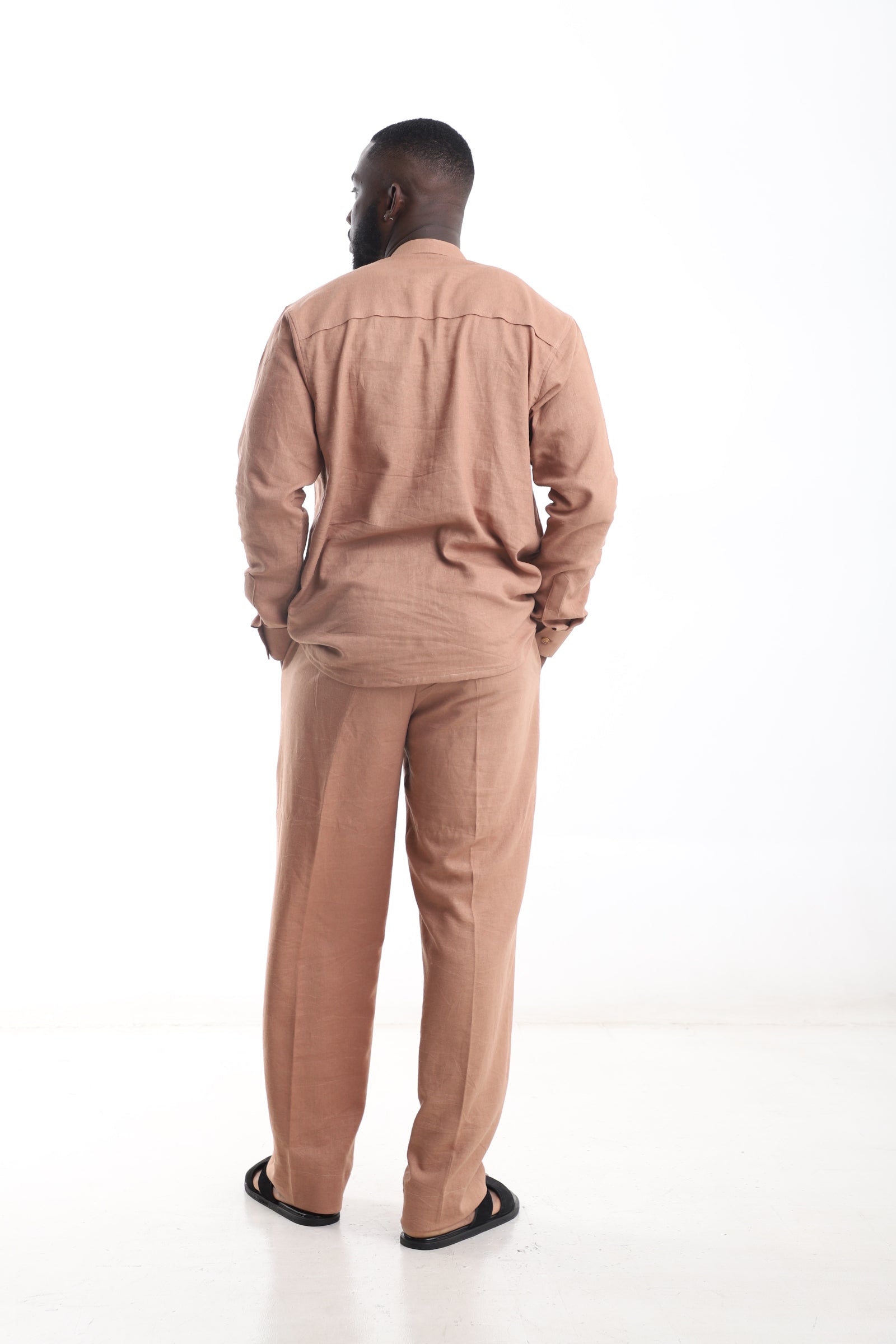 Men’s Linen Two-Piece Set