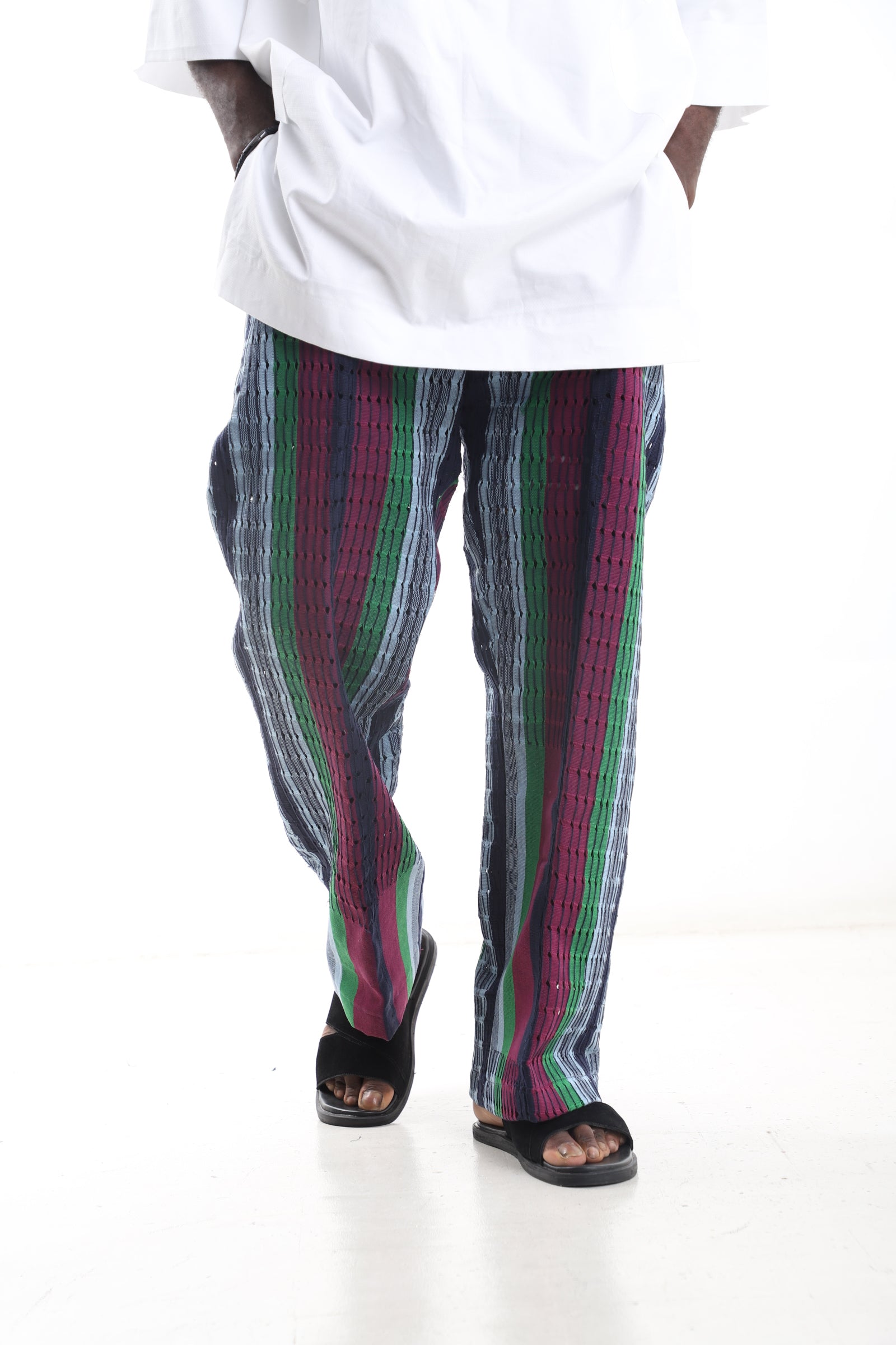 Handwoven Aso-Oke Statement Pants