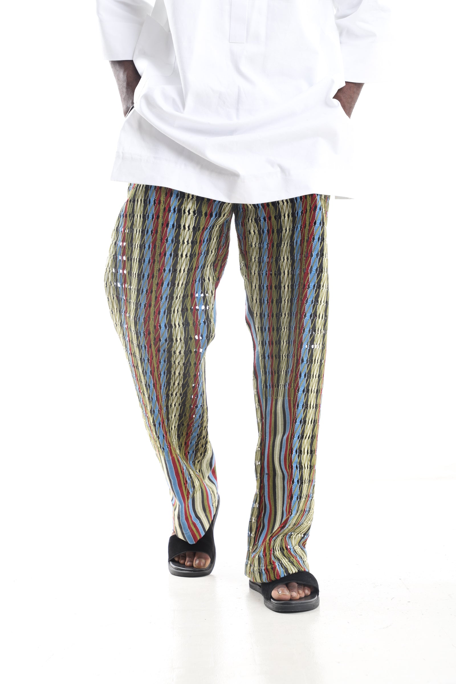 Handwoven Aso-Oke Statement Pants