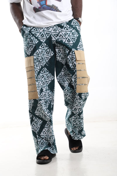 Adire Cargo Pants – Modern African Print Statement Trousers