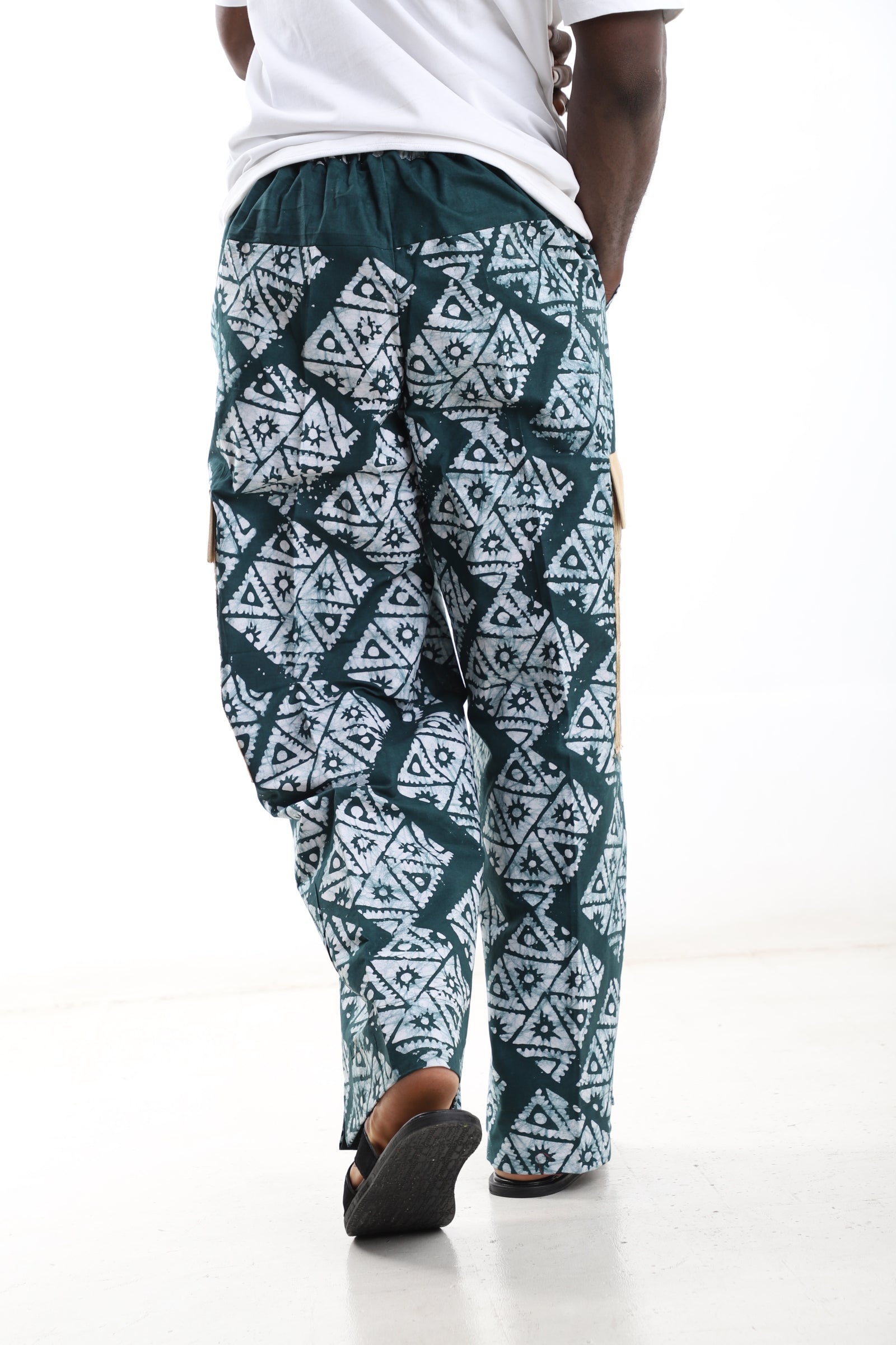 Adire Cargo Pants – Modern African Print Statement Trousers