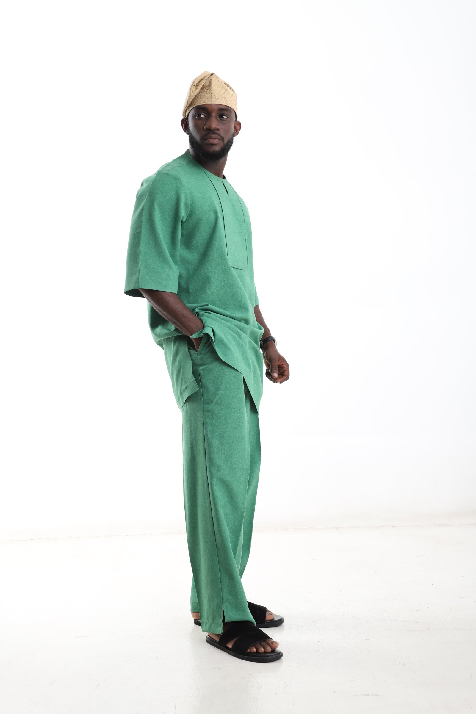 Emerald Green Senator Wear for Men – Classic Nigerian Traditional Outfit