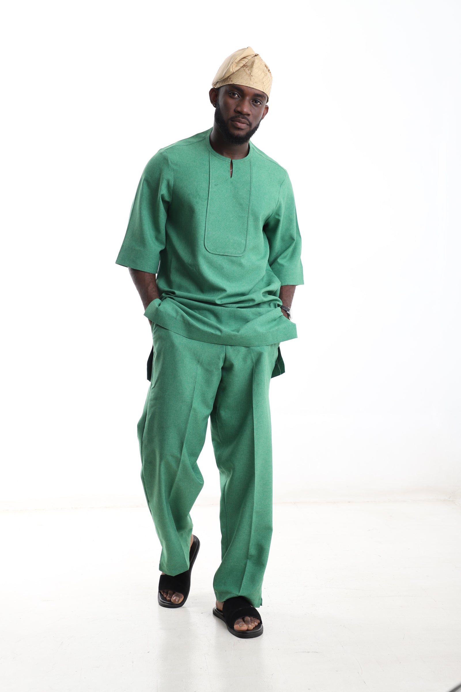 Emerald Green Senator Wear for Men – Classic Nigerian Traditional Outfit