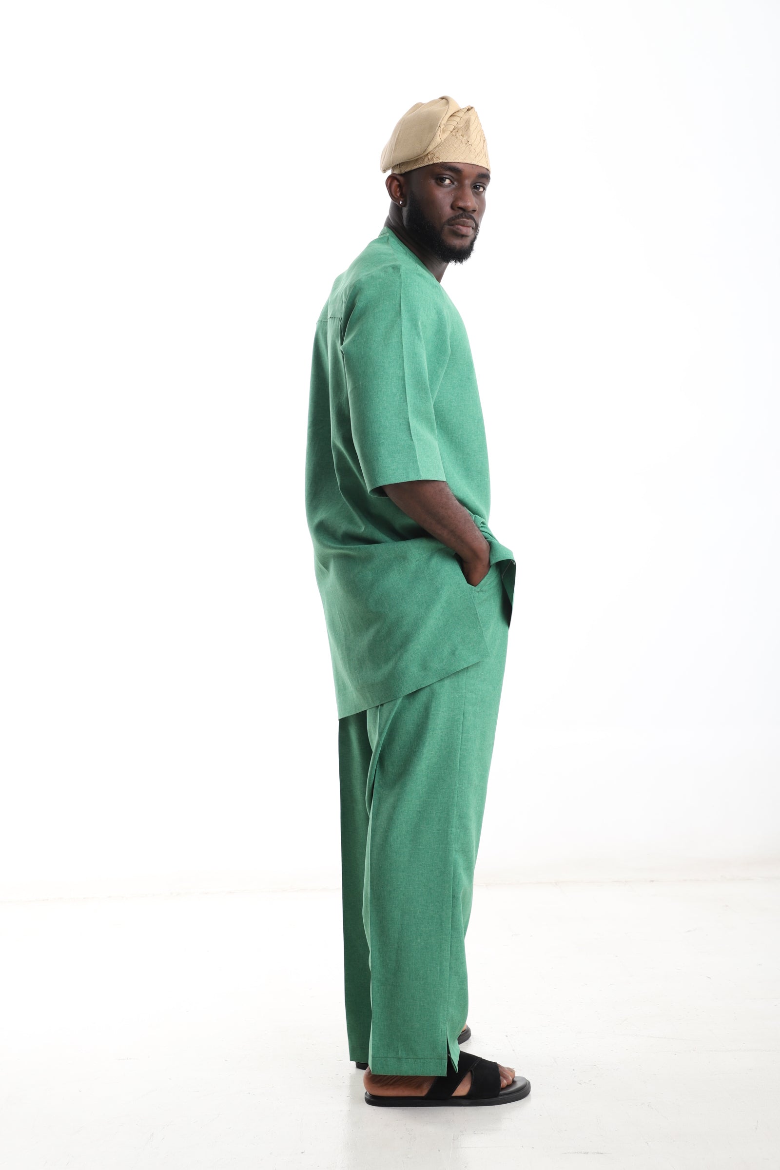 Emerald Green Senator Wear for Men – Classic Nigerian Traditional Outfit