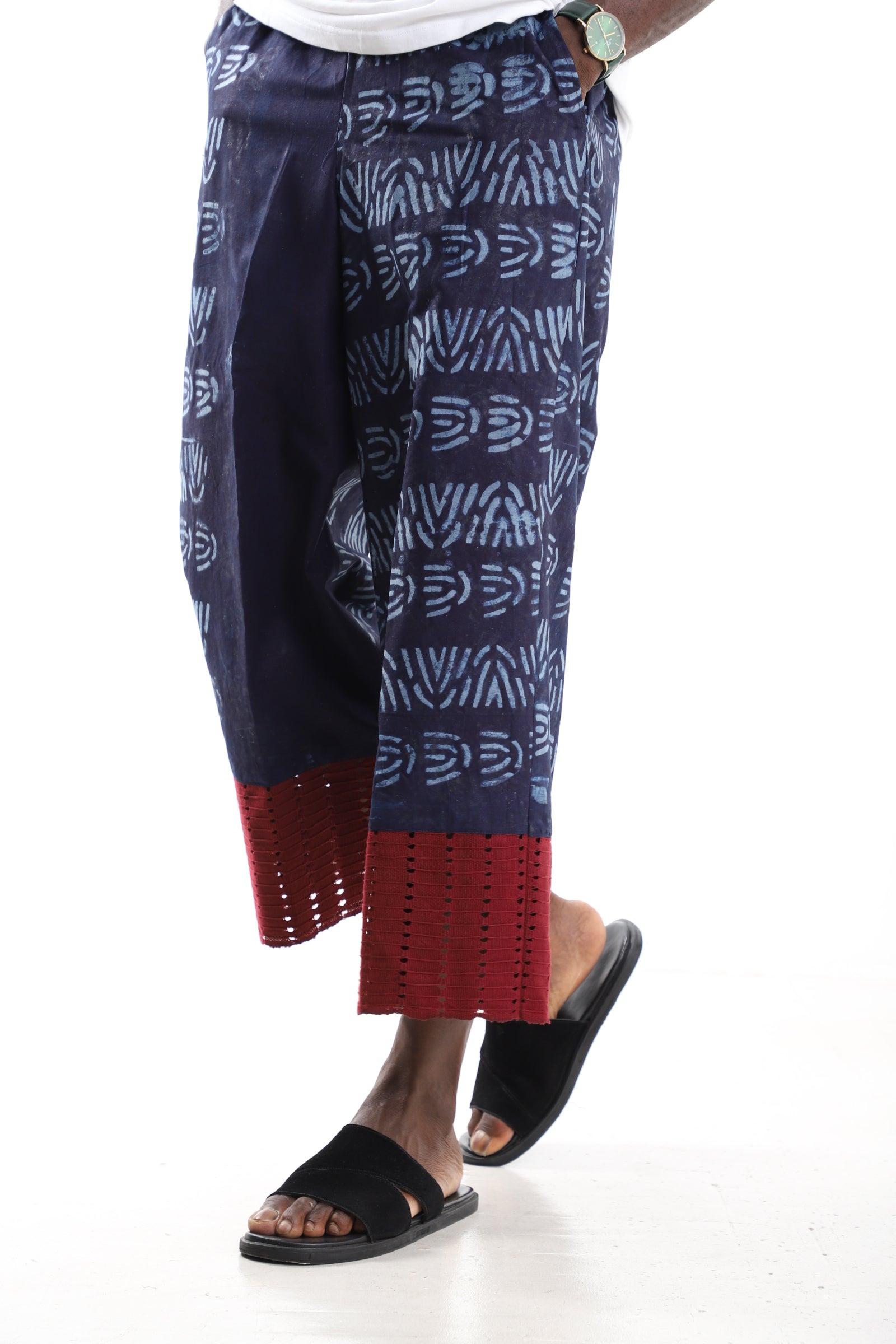 Indigo Artisan Adire Trousers