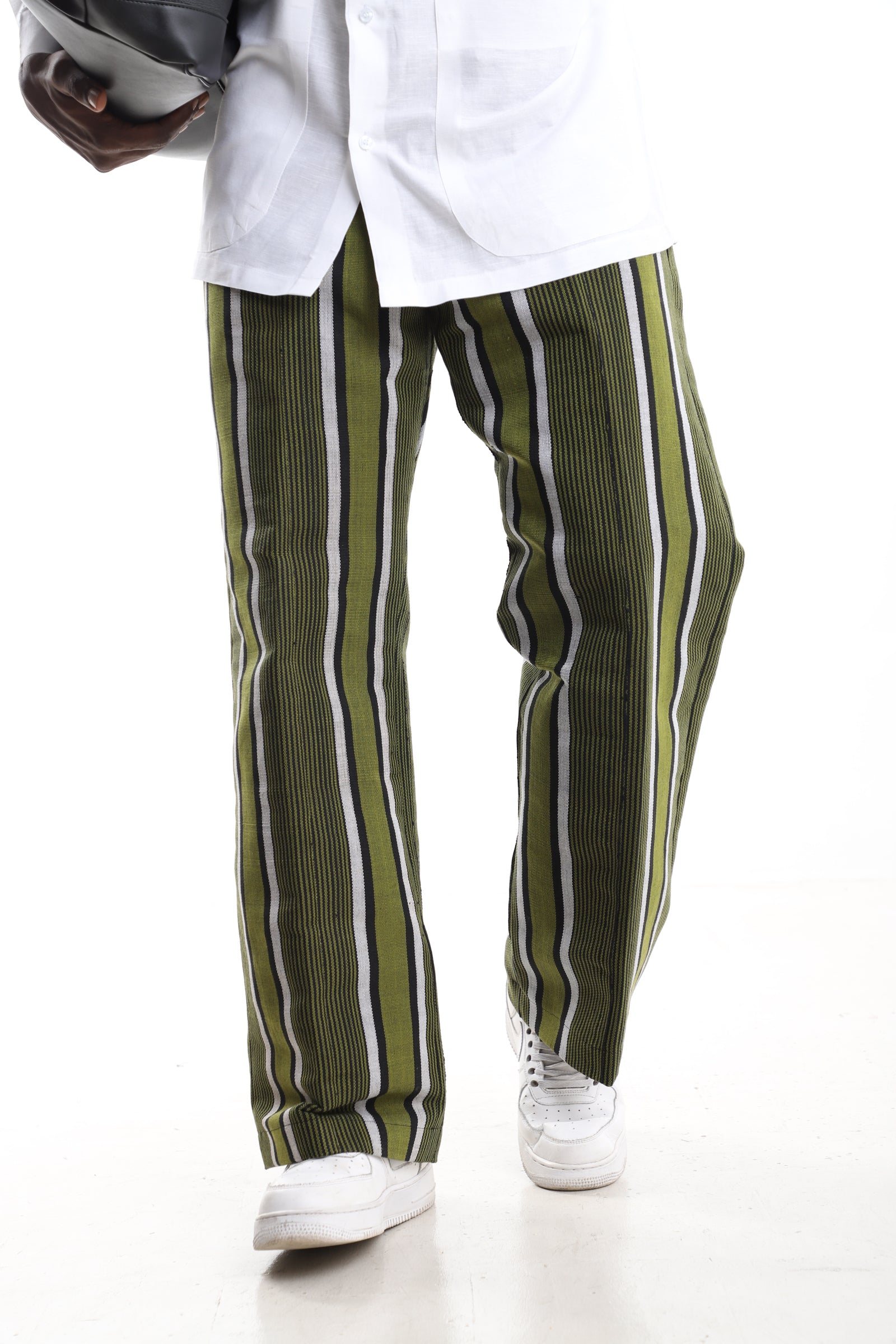 Heritage Modernist Aso Oke Trousers