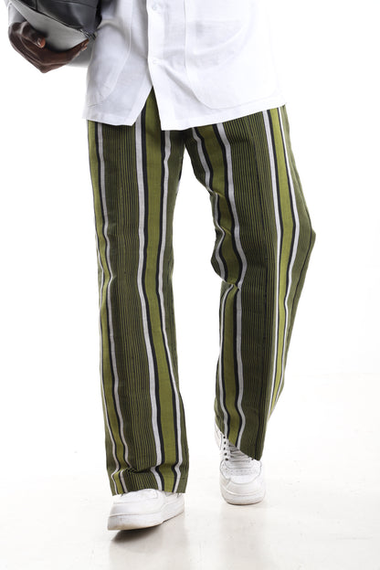 Heritage Modernist Aso Oke Trousers