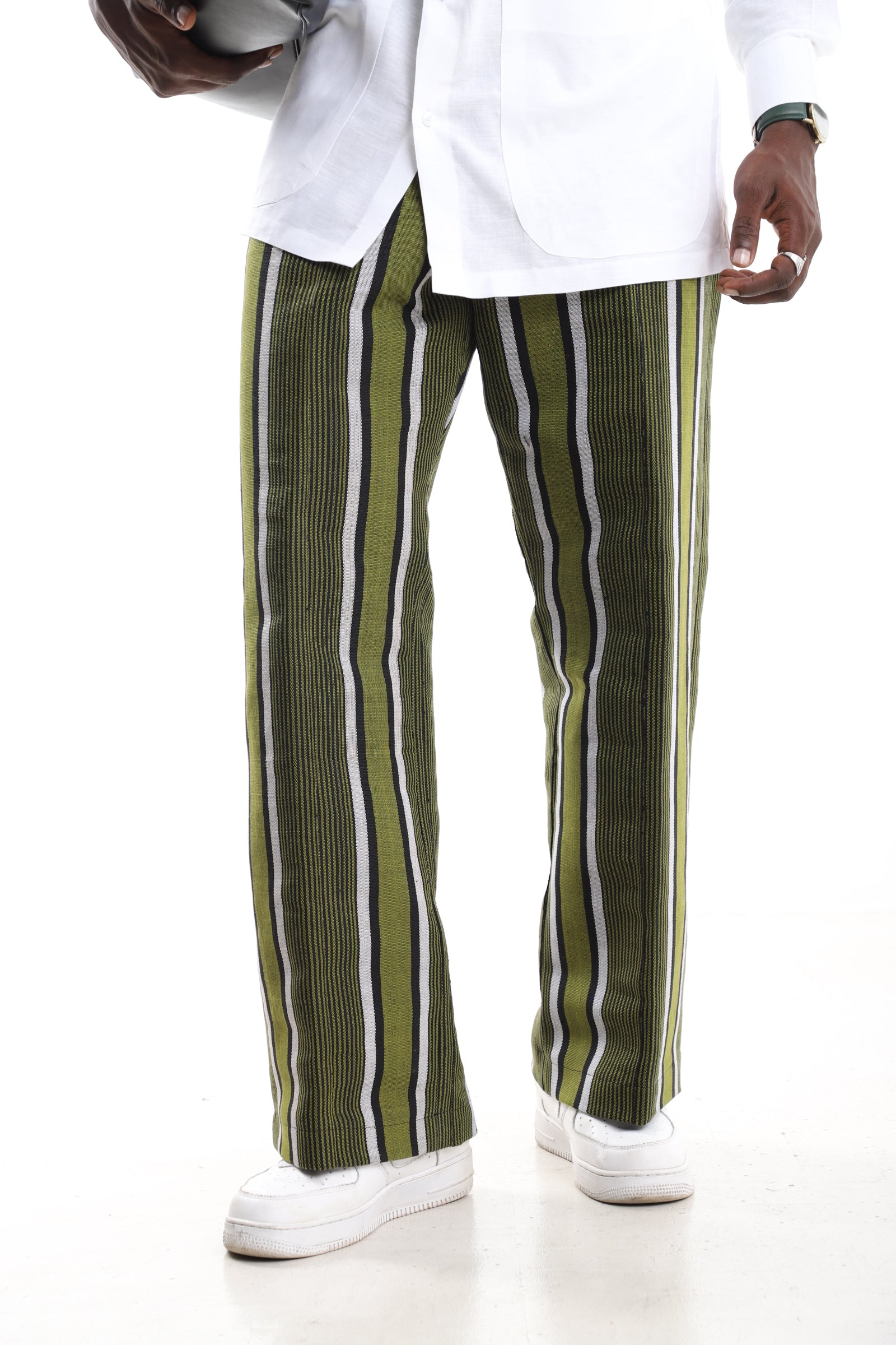 Heritage Modernist Aso Oke Trousers