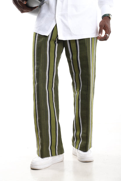 Heritage Modernist Aso Oke Trousers