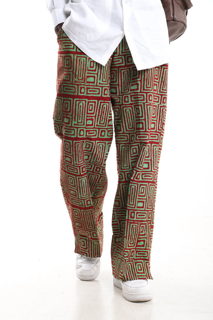 Sculpt Adire Trousers