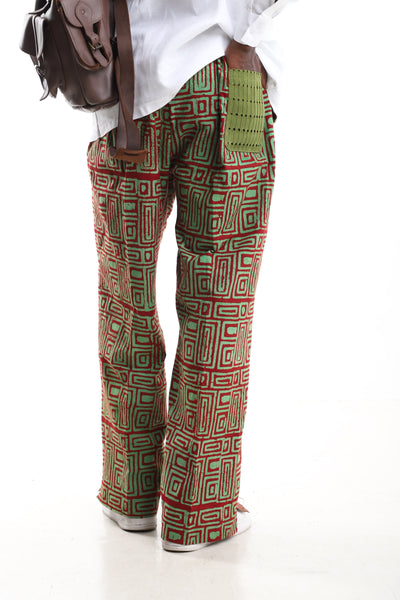 Sculpt Adire Trousers