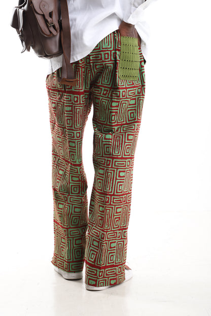 Sculpt Adire Trousers