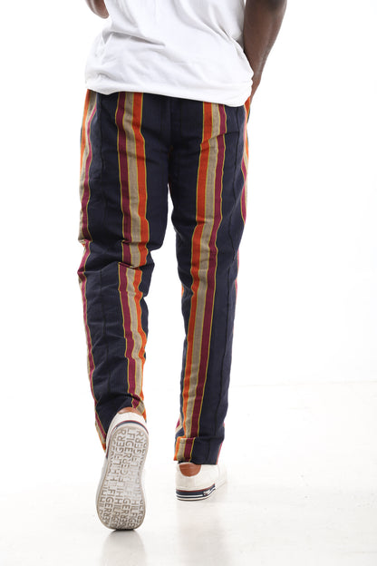 Multicolored Aso-Oke Tapered Trousers