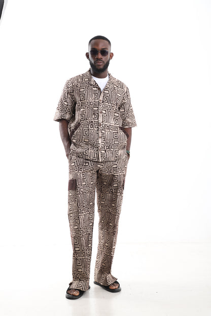 Hand-Dyed Adire Utility Ensemble