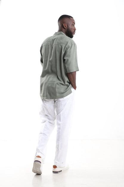 The Safari Horizon Set | Minimalist Linen Resort Uniform