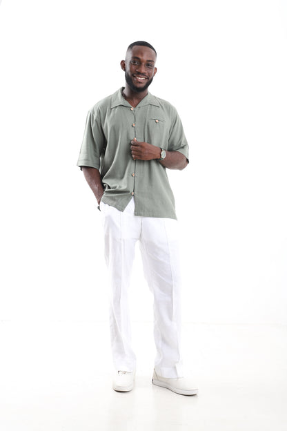 The Safari Horizon Set | Minimalist Linen Resort Uniform