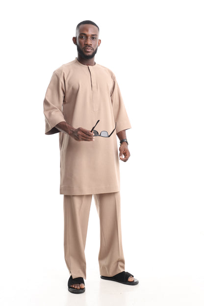Men’s Luxury Contemporary Set – Sand Beige
